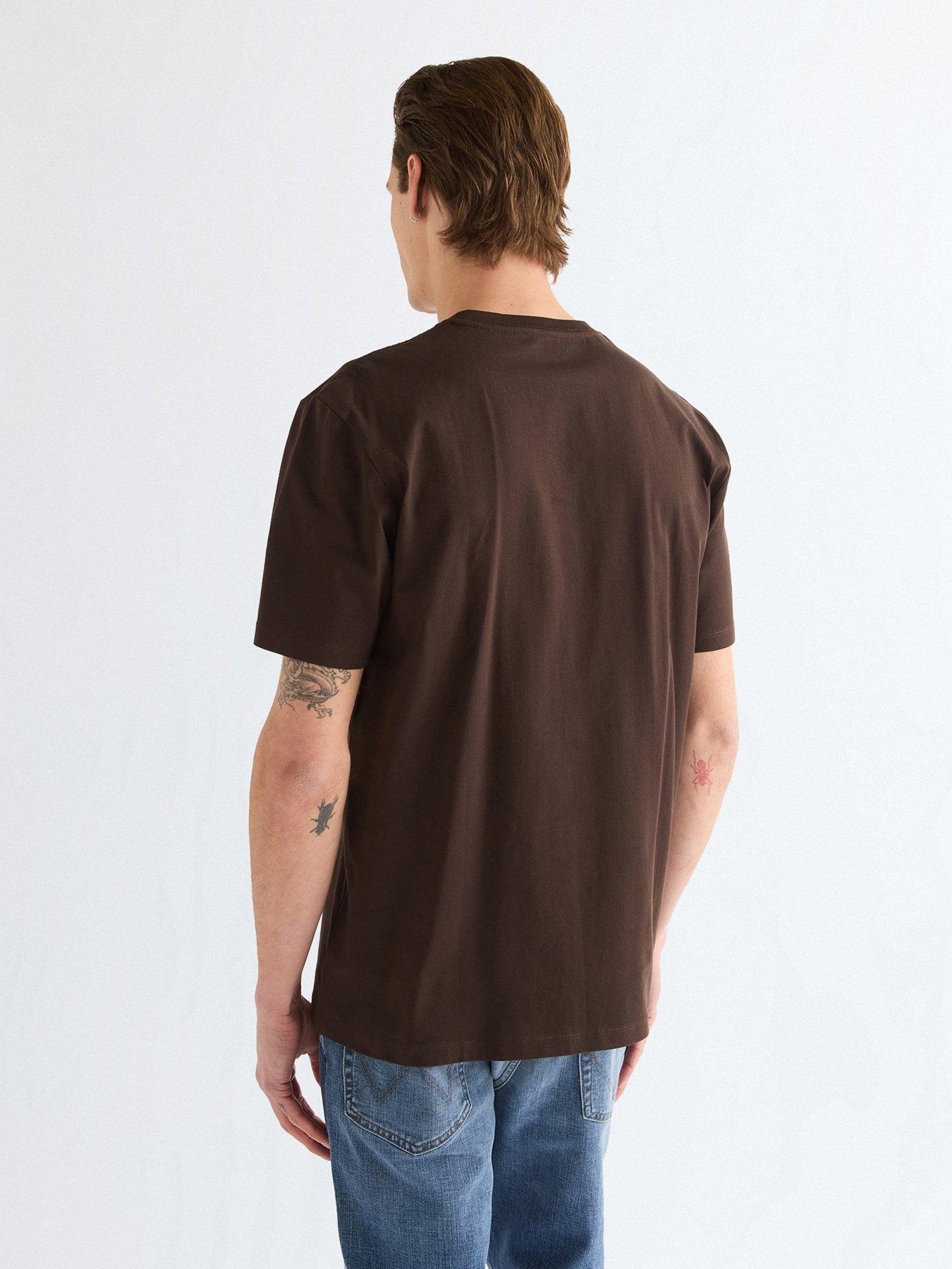 Image 2 of 5 of Wrangler Wrangler Small Graphic Short Sleeve T-shirt - Brown