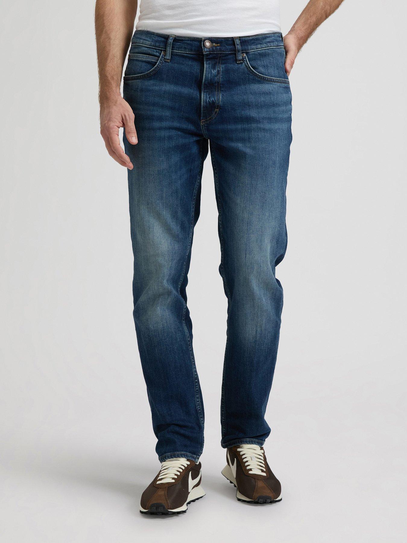 Image 1 of 5 of Lee David Rusty Tapered Jeans - Dark Blue