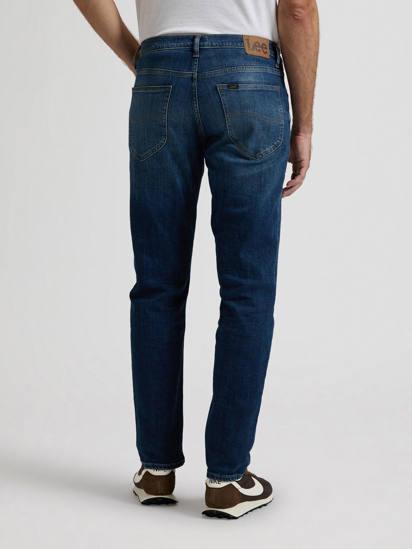 Image 2 of 5 of Lee David Rusty Tapered Jeans - Dark Blue