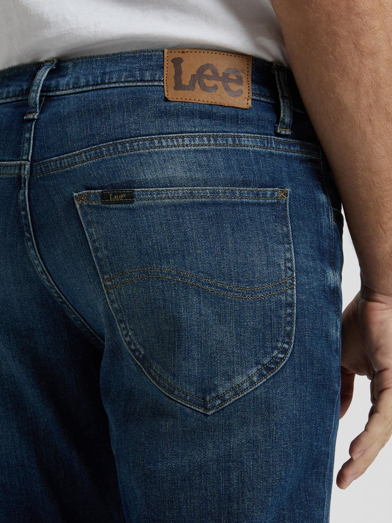 Image 5 of 5 of Lee David Rusty Tapered Jeans - Dark Blue