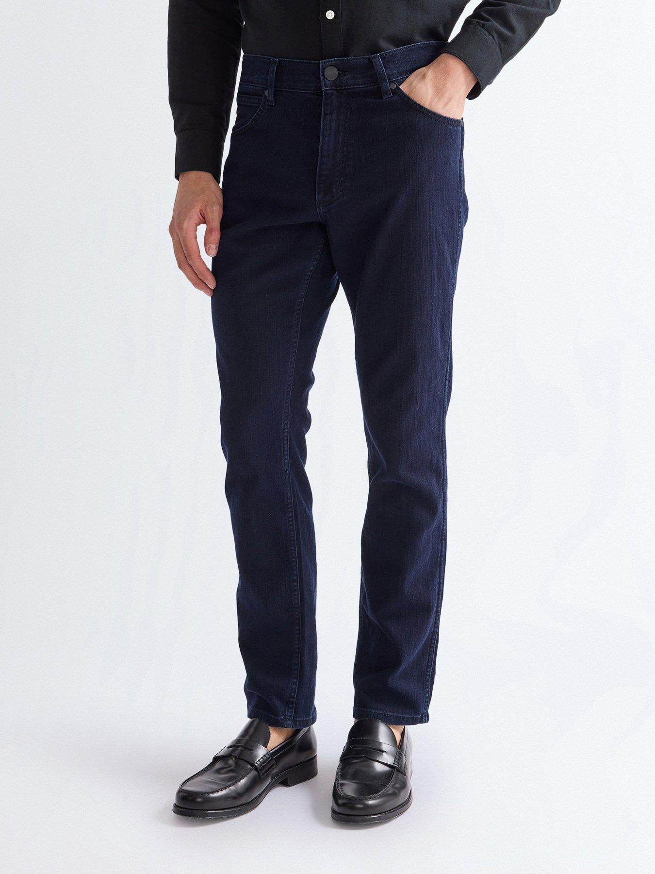 Wrangler Greensboro Regular Straight Jeans - Dark Blue