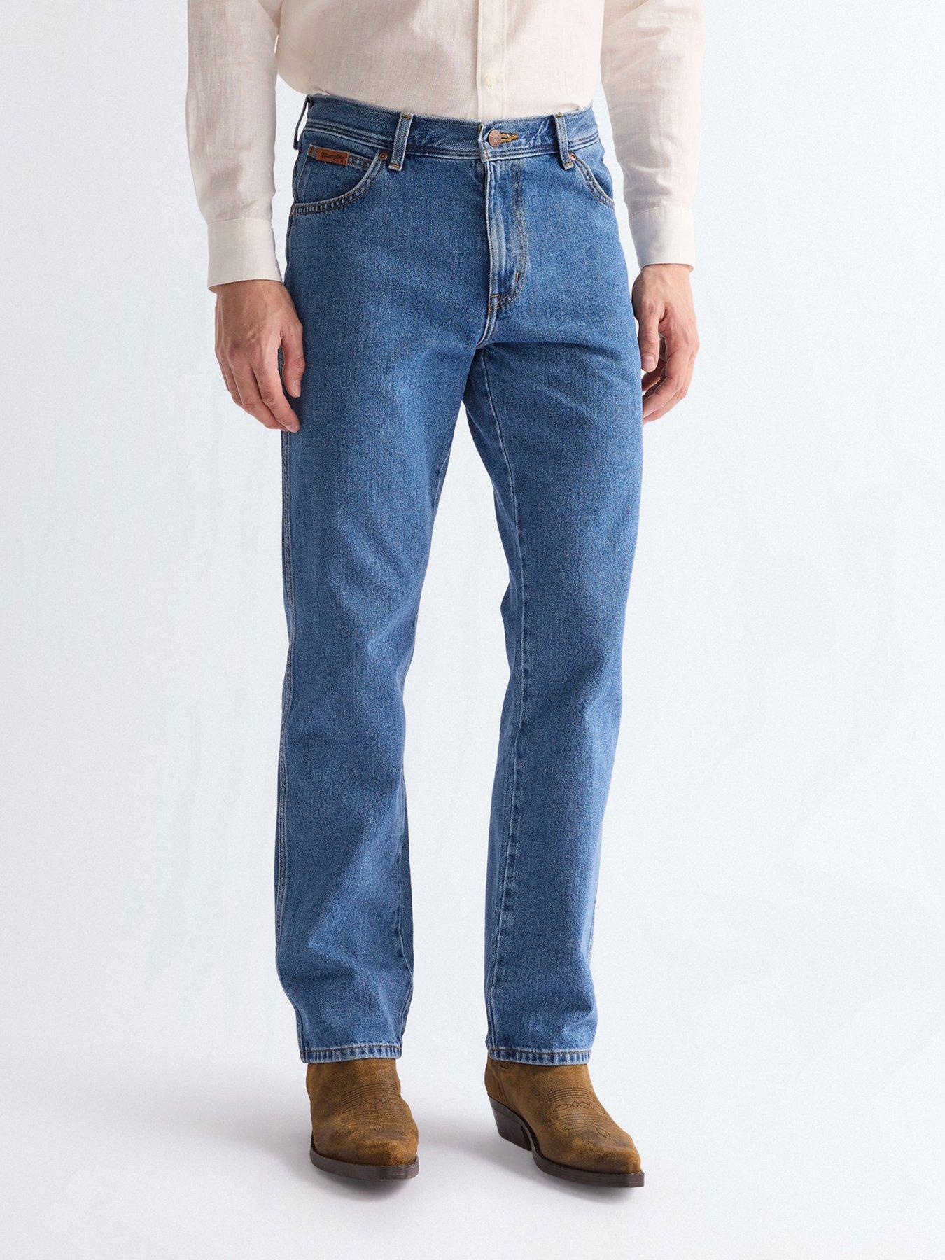 Wrangler Texas Authentic Straight Jeans - Dark Blue