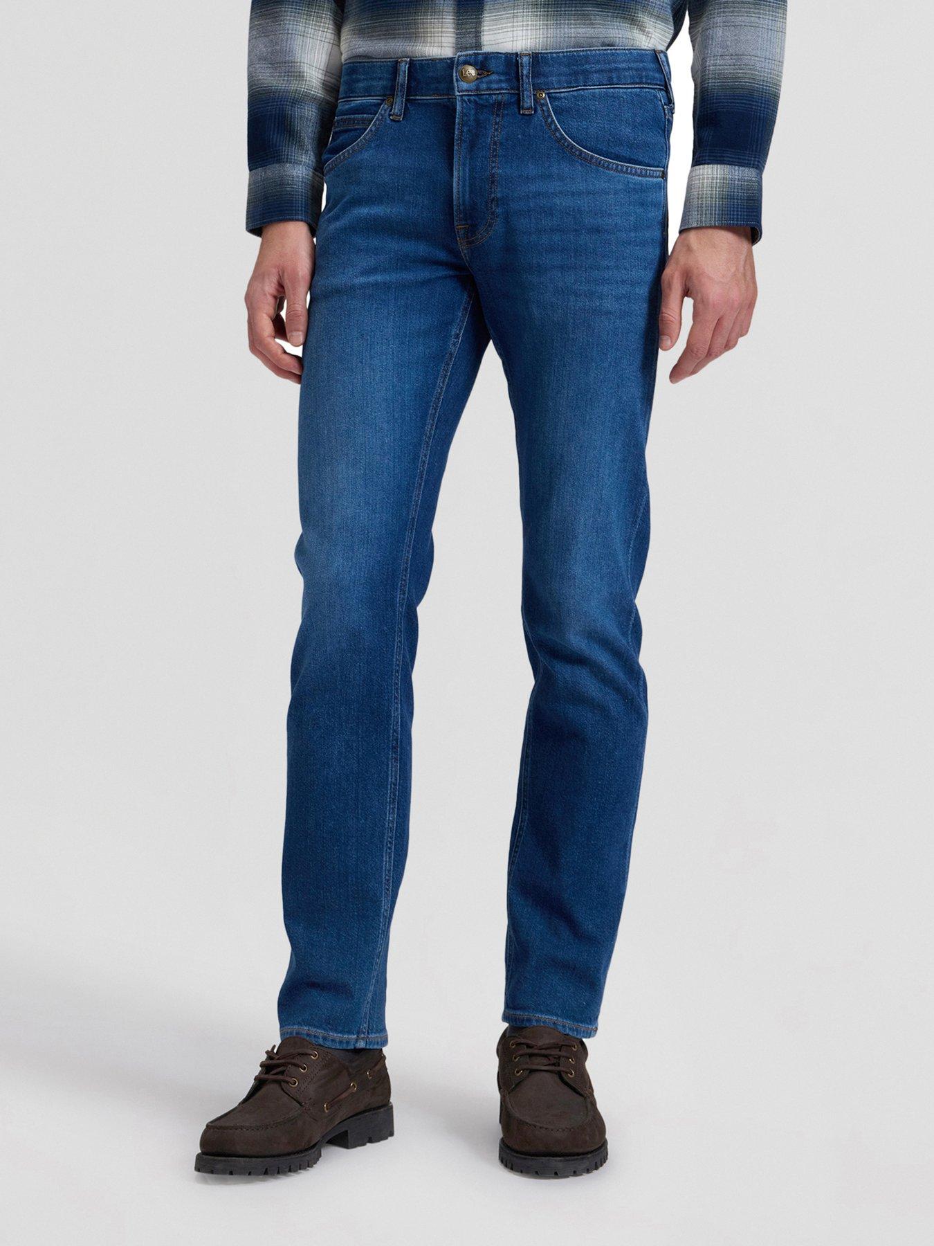 Image 1 of 5 of Lee Daren Regular Straight Jeans - Dark Blue