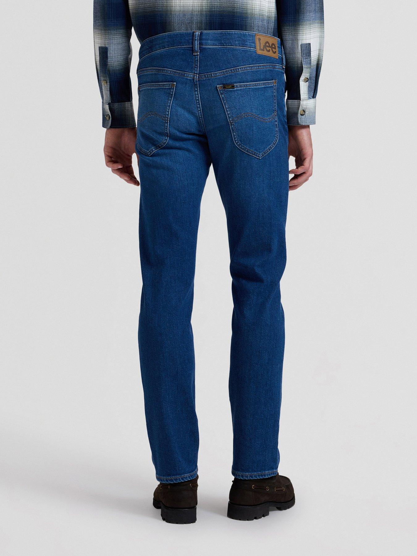 Image 2 of 5 of Lee Daren Regular Straight Jeans - Dark Blue