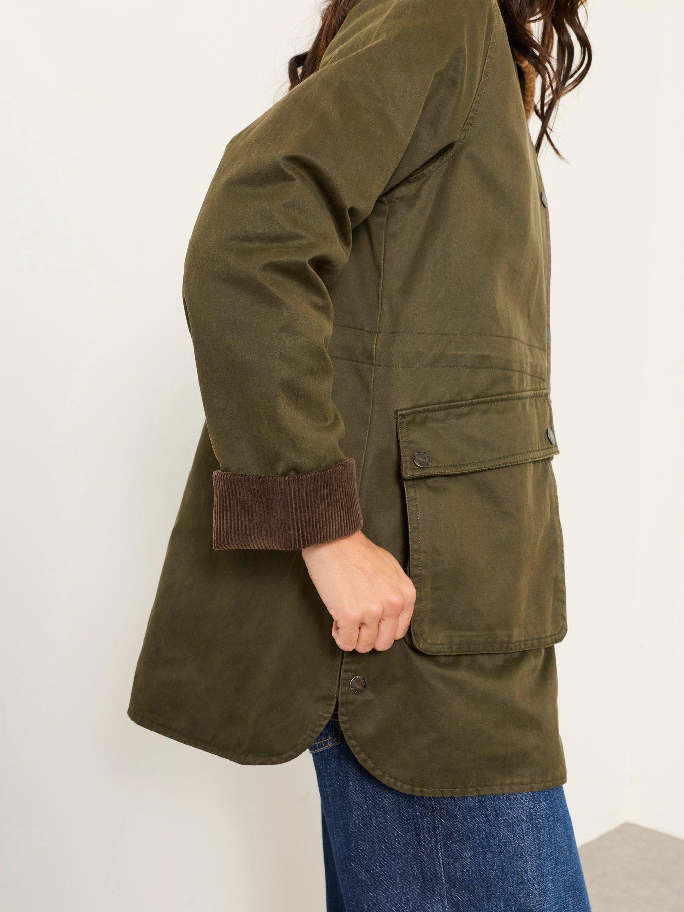 Image 5 of 7 of FatFace Women's Kent Barn Jacket - Olive Green