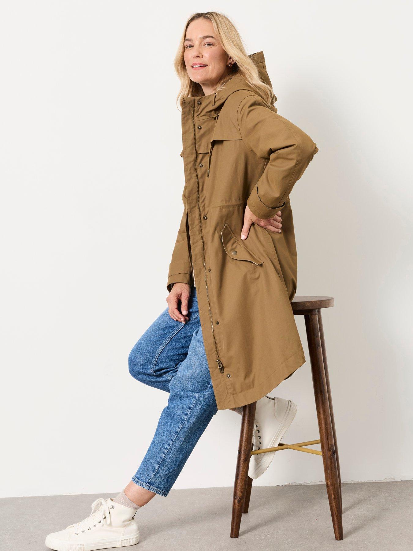 Image 1 of 7 of FatFace Inverness Raincoat S