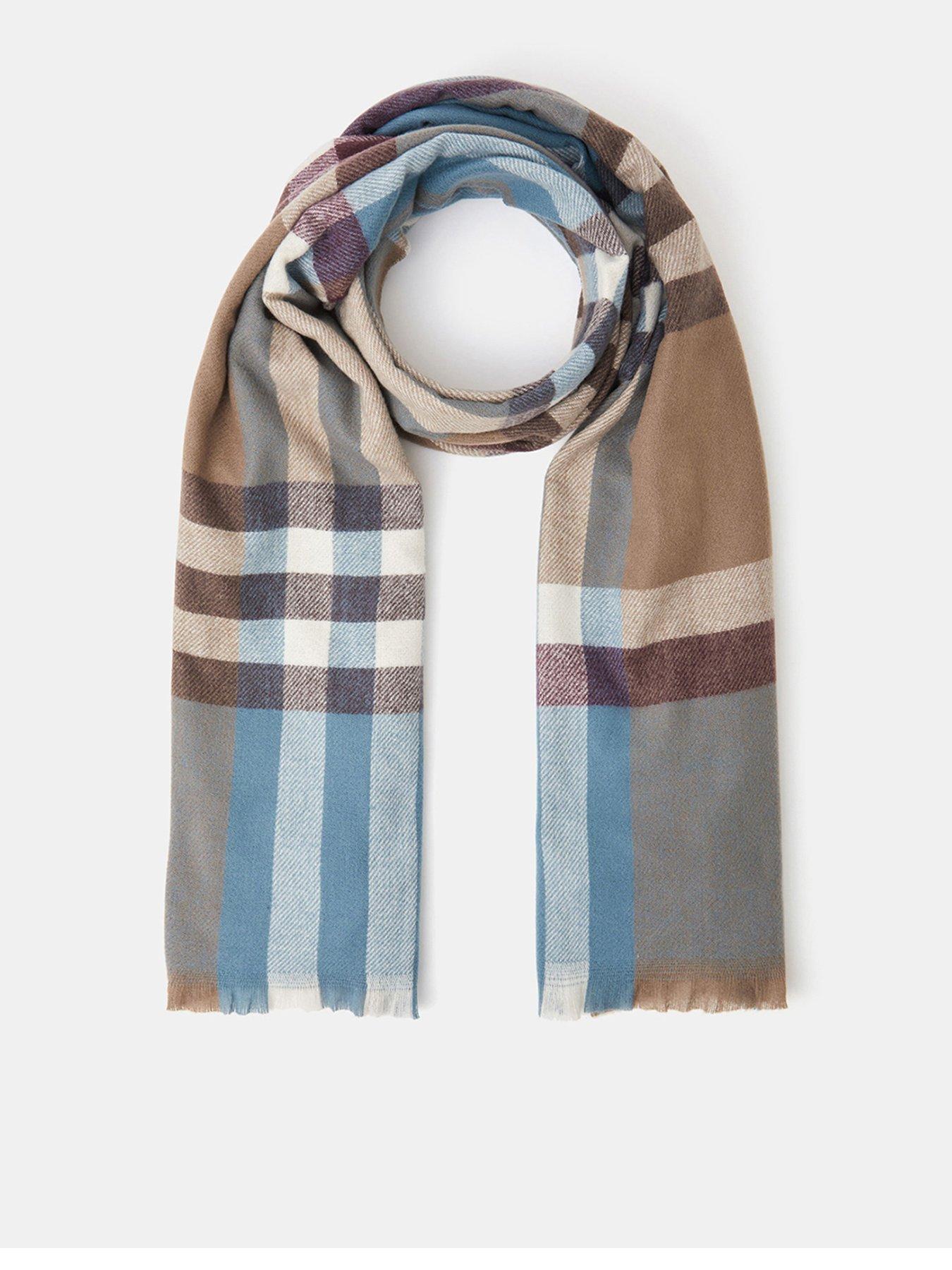 Image 1 of 2 of Accessorize Harvard Check Blanket Scarf - Multi