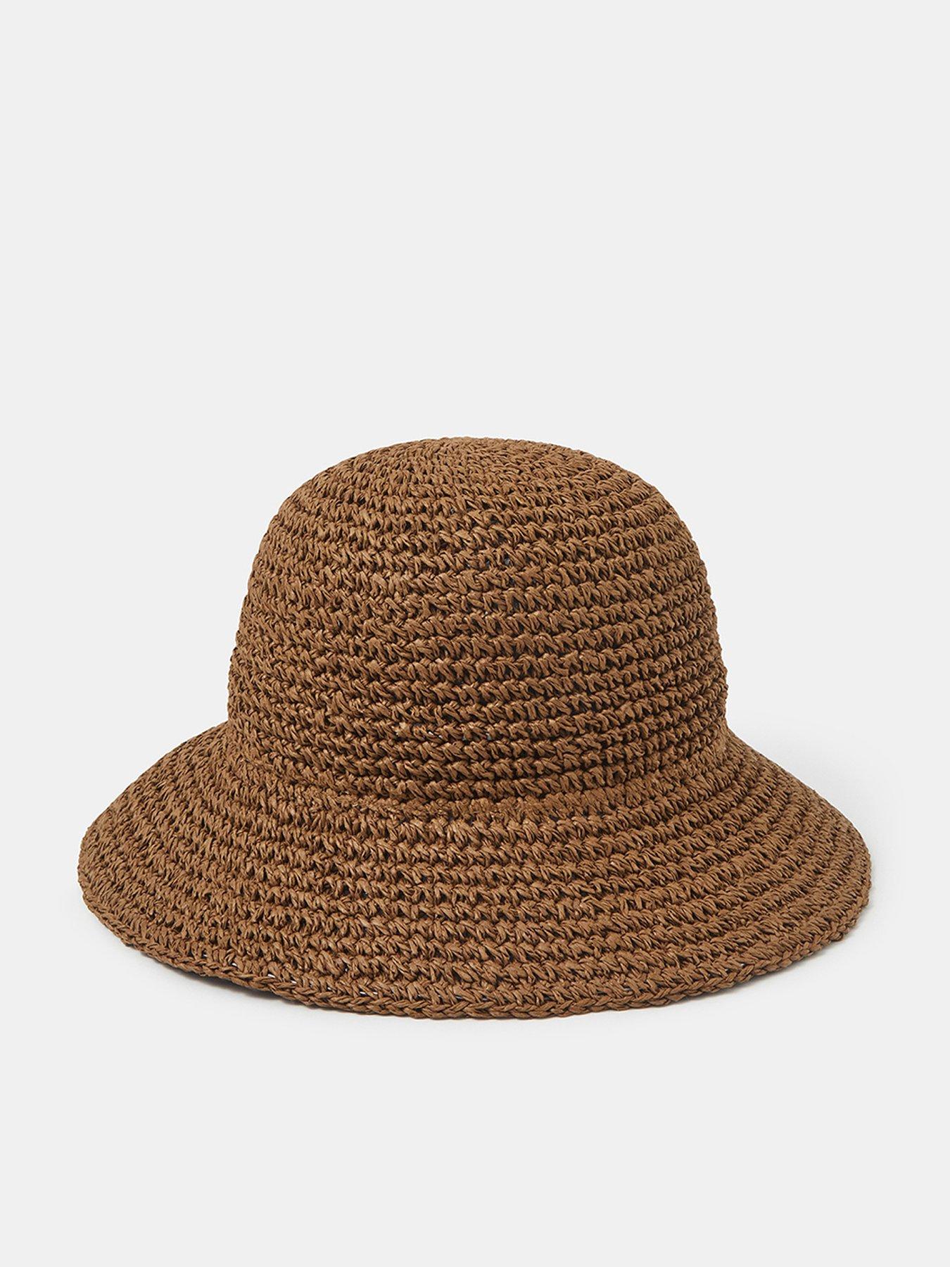 Monsoon Weave Bucket Hat - Brown