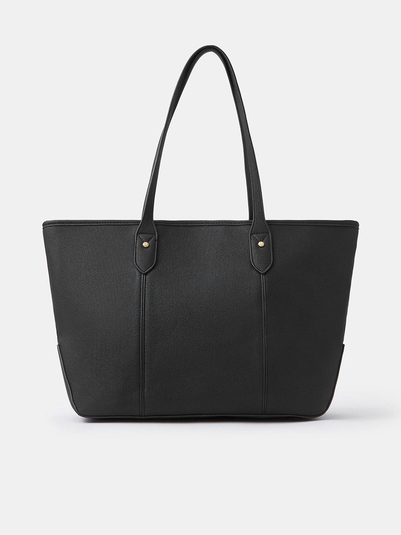 Accessorize Plain Tote Bag - Black