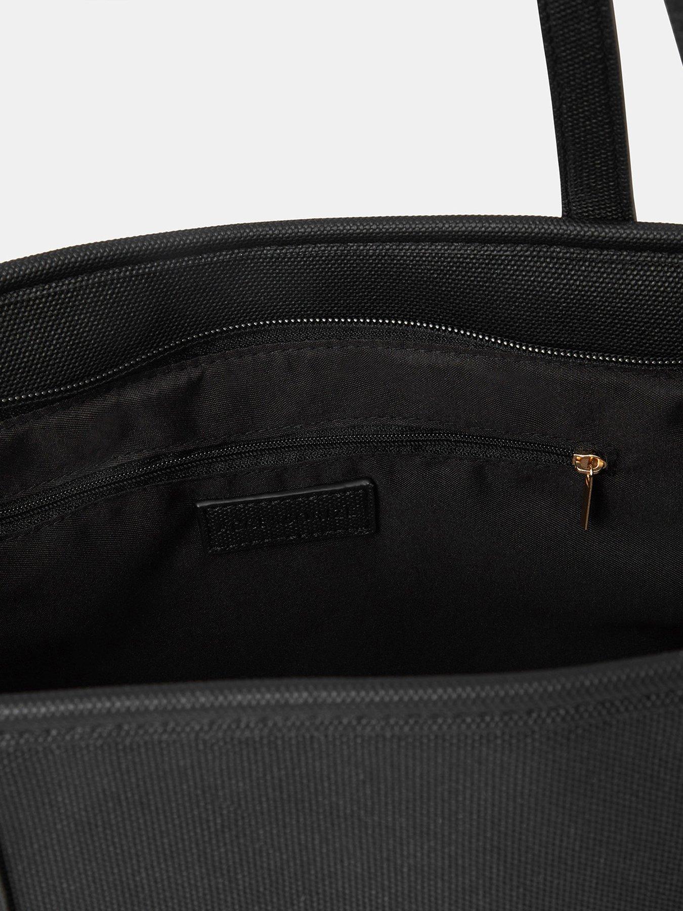 Image 5 of 6 of Accessorize Plain Tote Bag - Black