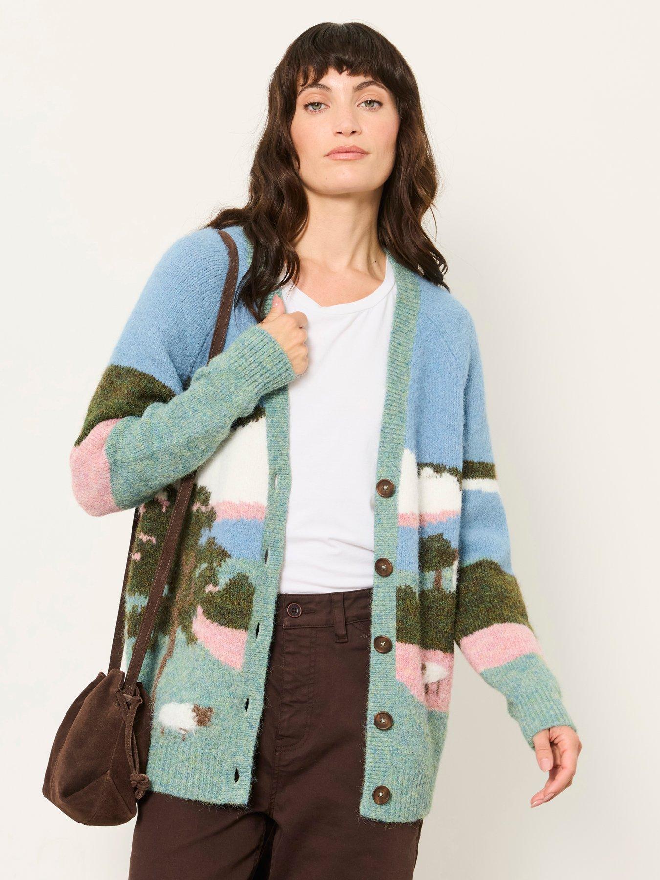 Image 3 of 5 of FatFace Landscape Cardigan
