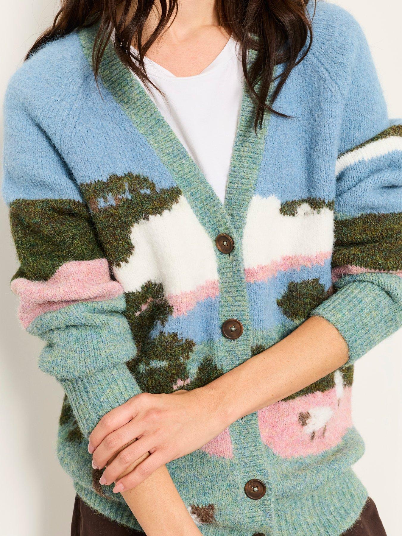 Image 4 of 5 of FatFace Landscape Cardigan