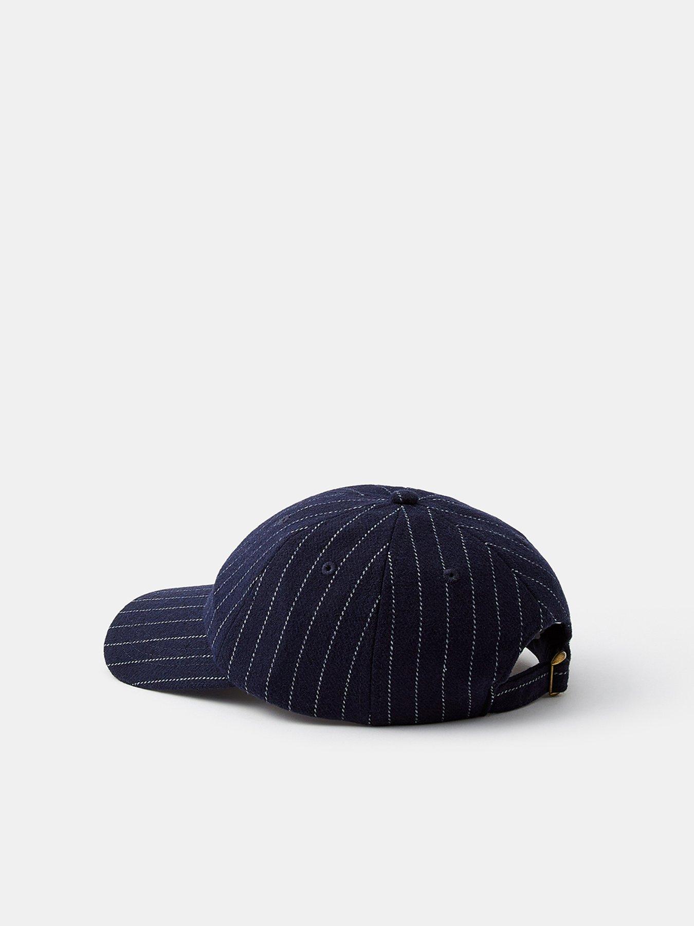 Image 3 of 4 of Accessorize Pinstripe Cap - Blue