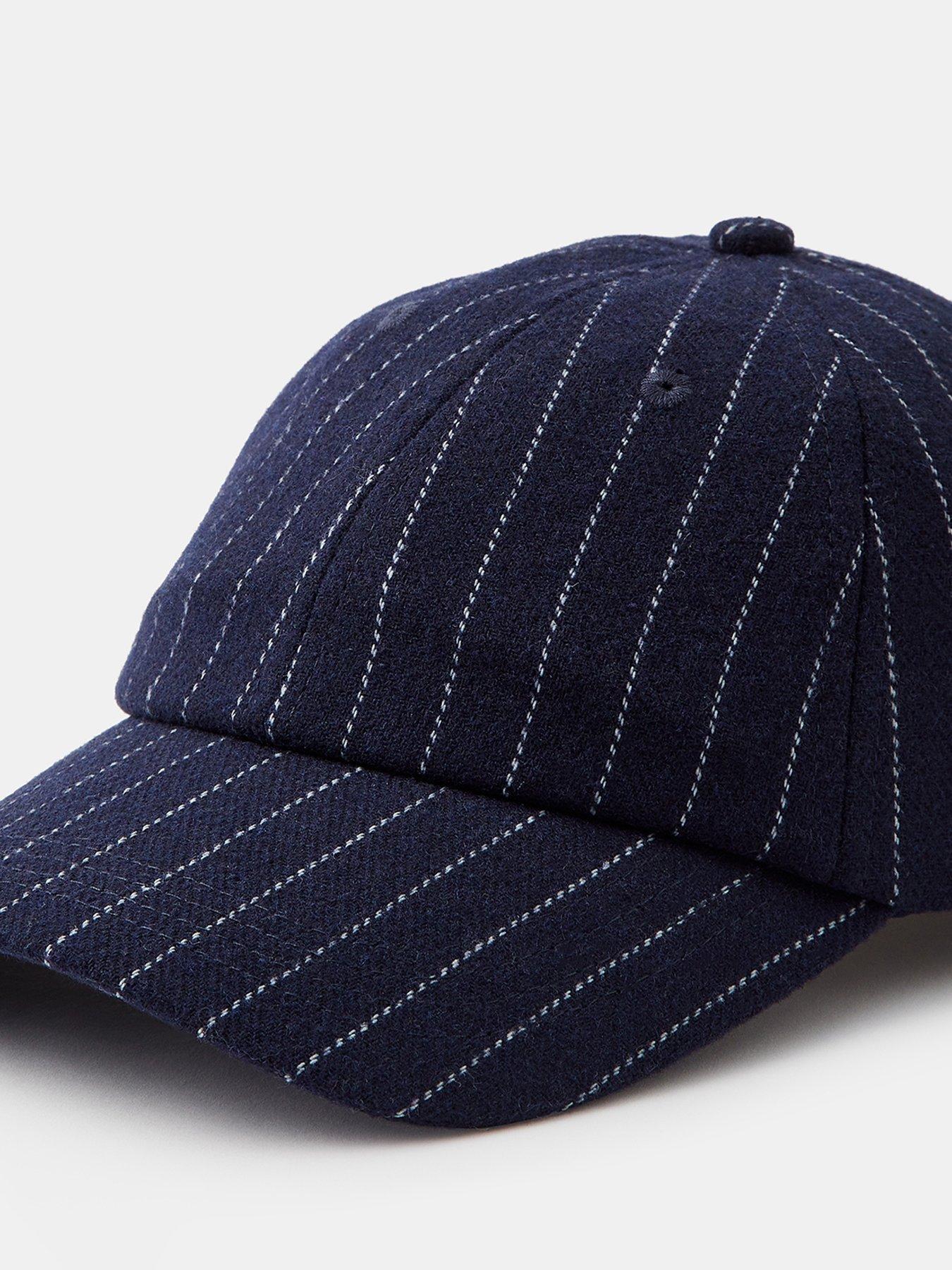 Image 4 of 4 of Accessorize Pinstripe Cap - Blue