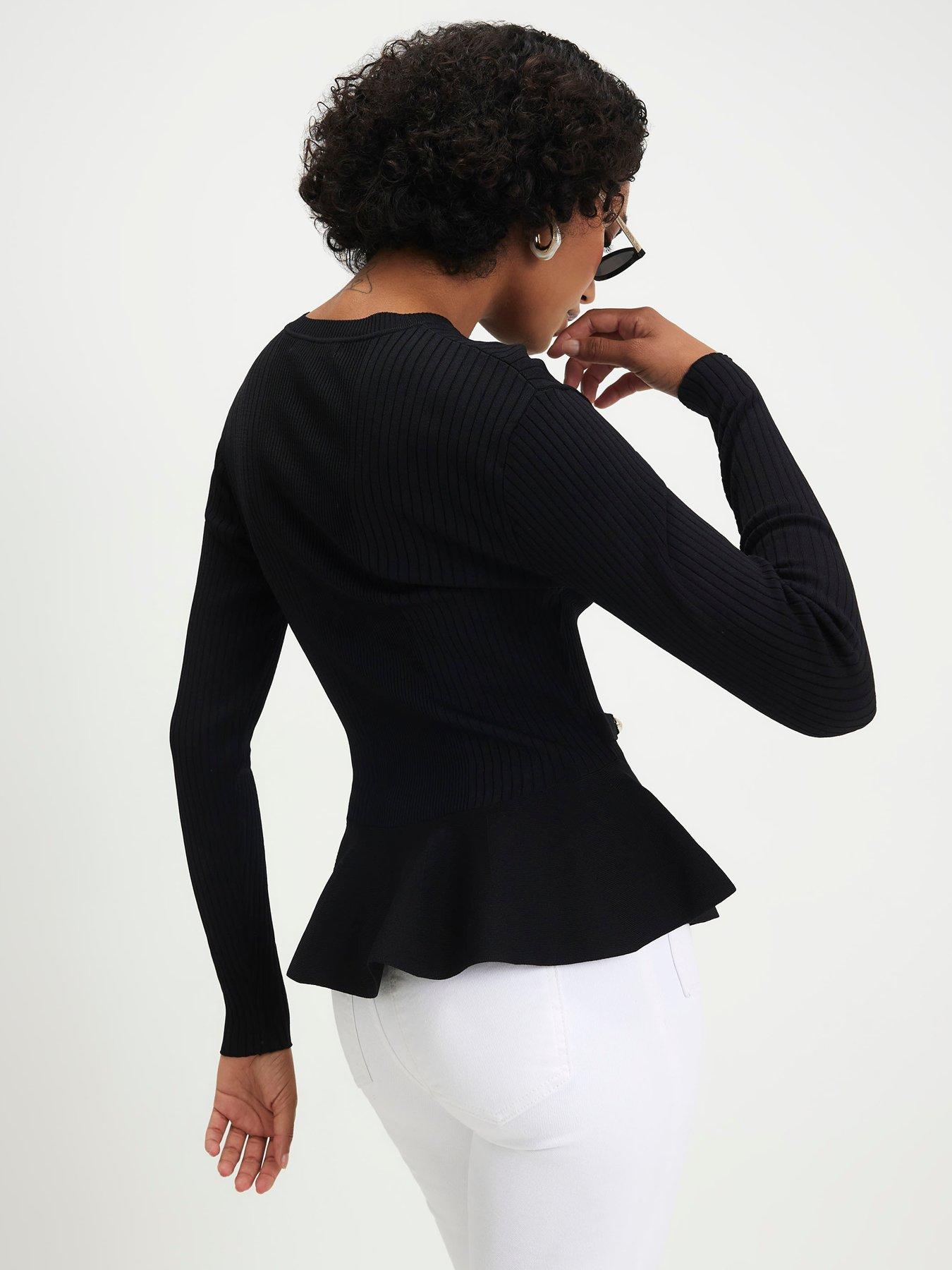 Image 2 of 6 of River Island Long Sleeve Peplum Top