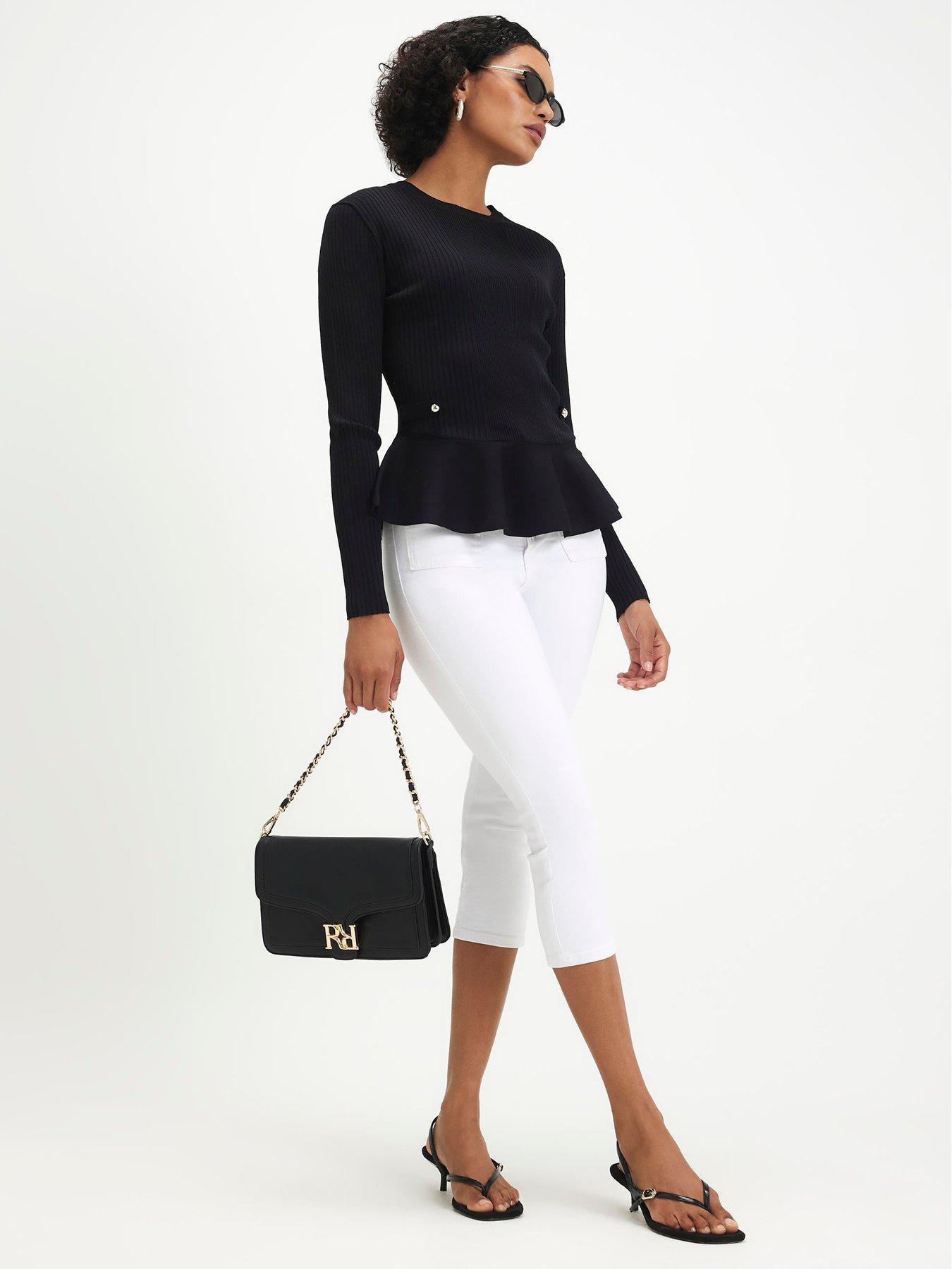 Image 3 of 6 of River Island Long Sleeve Peplum Top