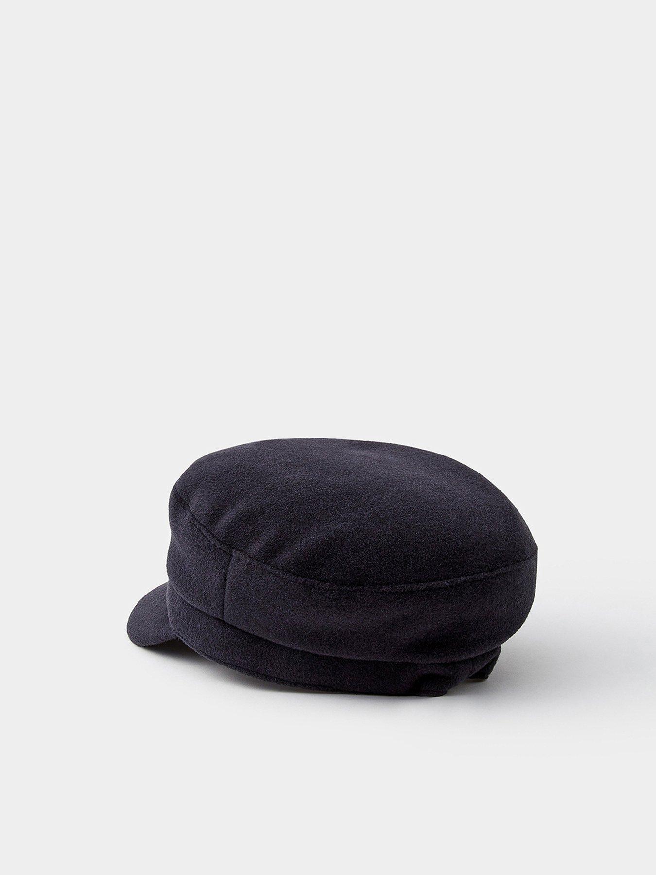 Image 3 of 4 of Accessorize Felt Baker Boy Hat - Blue