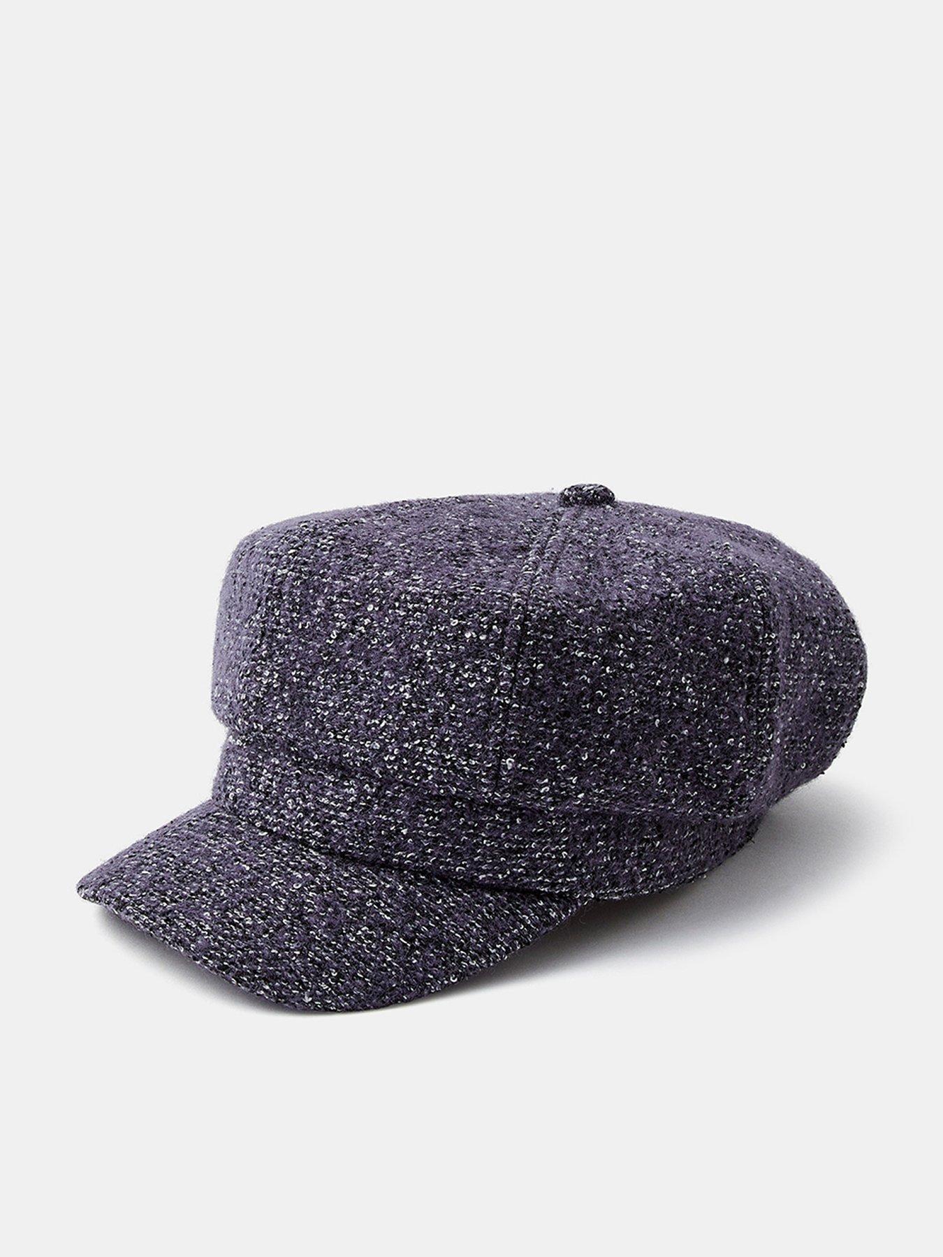Monsoon Textured Baker Boy Cap - Blue
