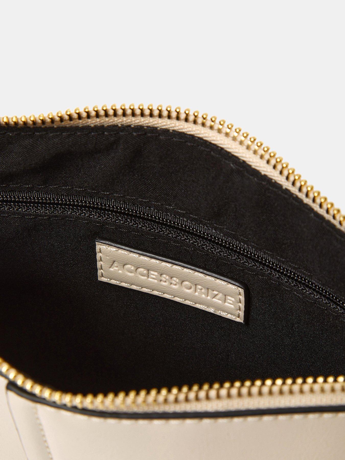 Image 5 of 5 of Accessorize Slim Zip Shoulder Bag