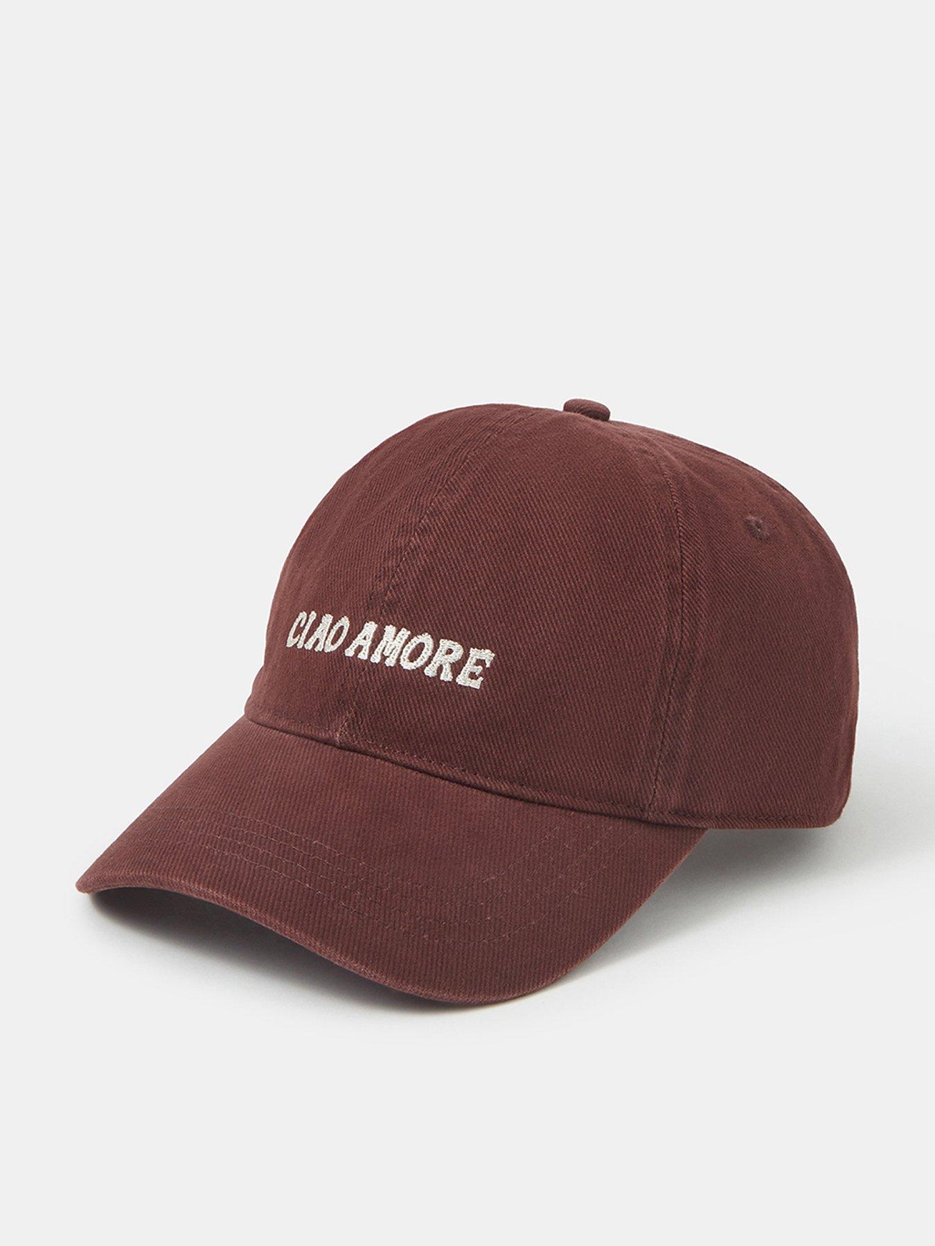 Accessorize Ciao Amore Slogan Baseball Cap - Red