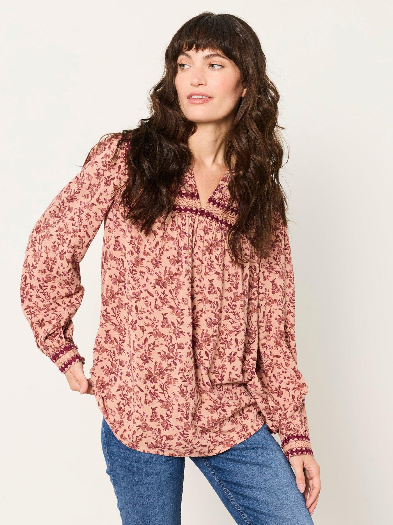 Image 4 of 6 of FatFace Laurel Floral Blouse