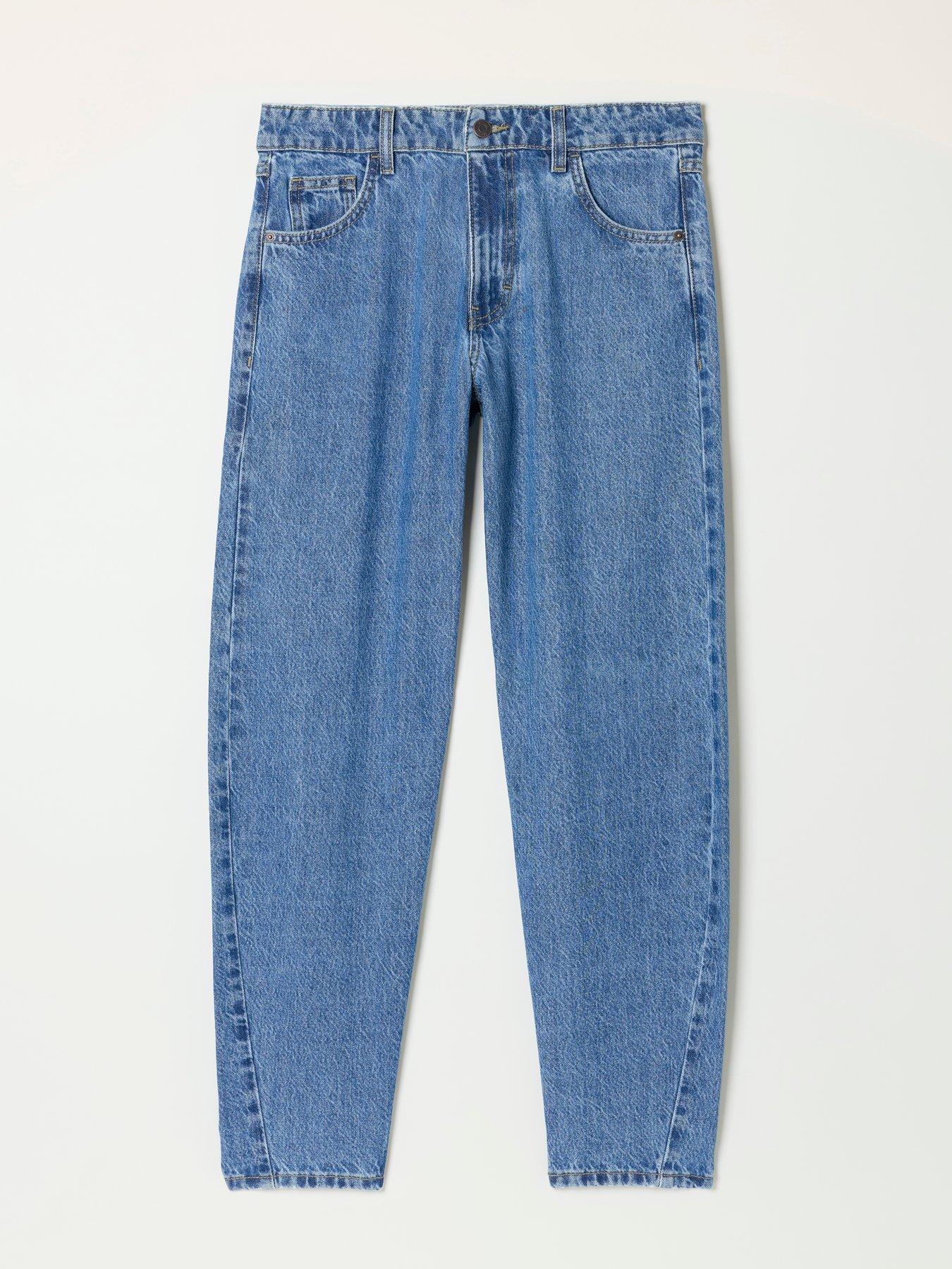 Image 6 of 6 of FatFace Women's Camber Chambray Barrel Jeans - Blue