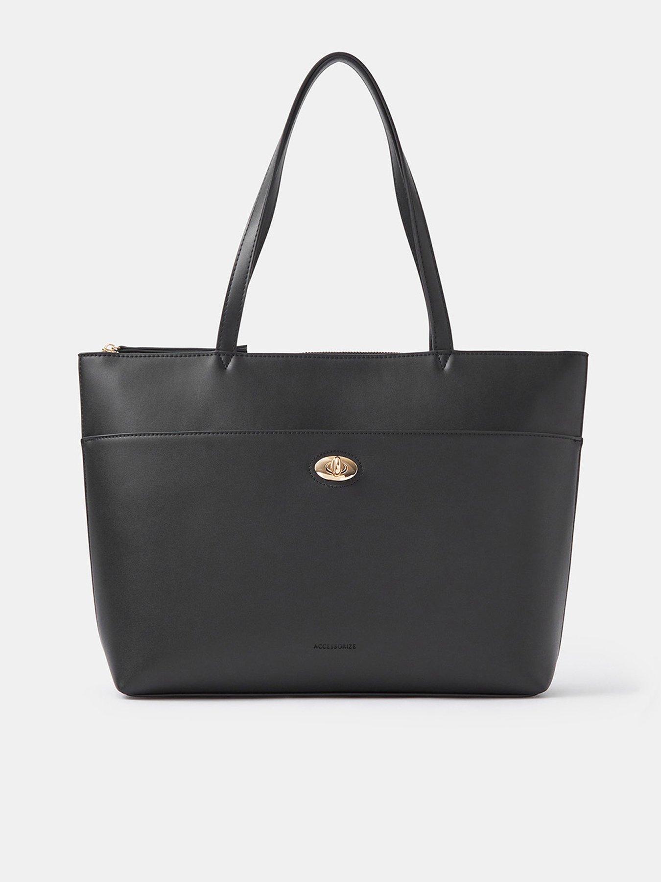 Image 1 of 6 of Accessorize Large Tote Bag - Black