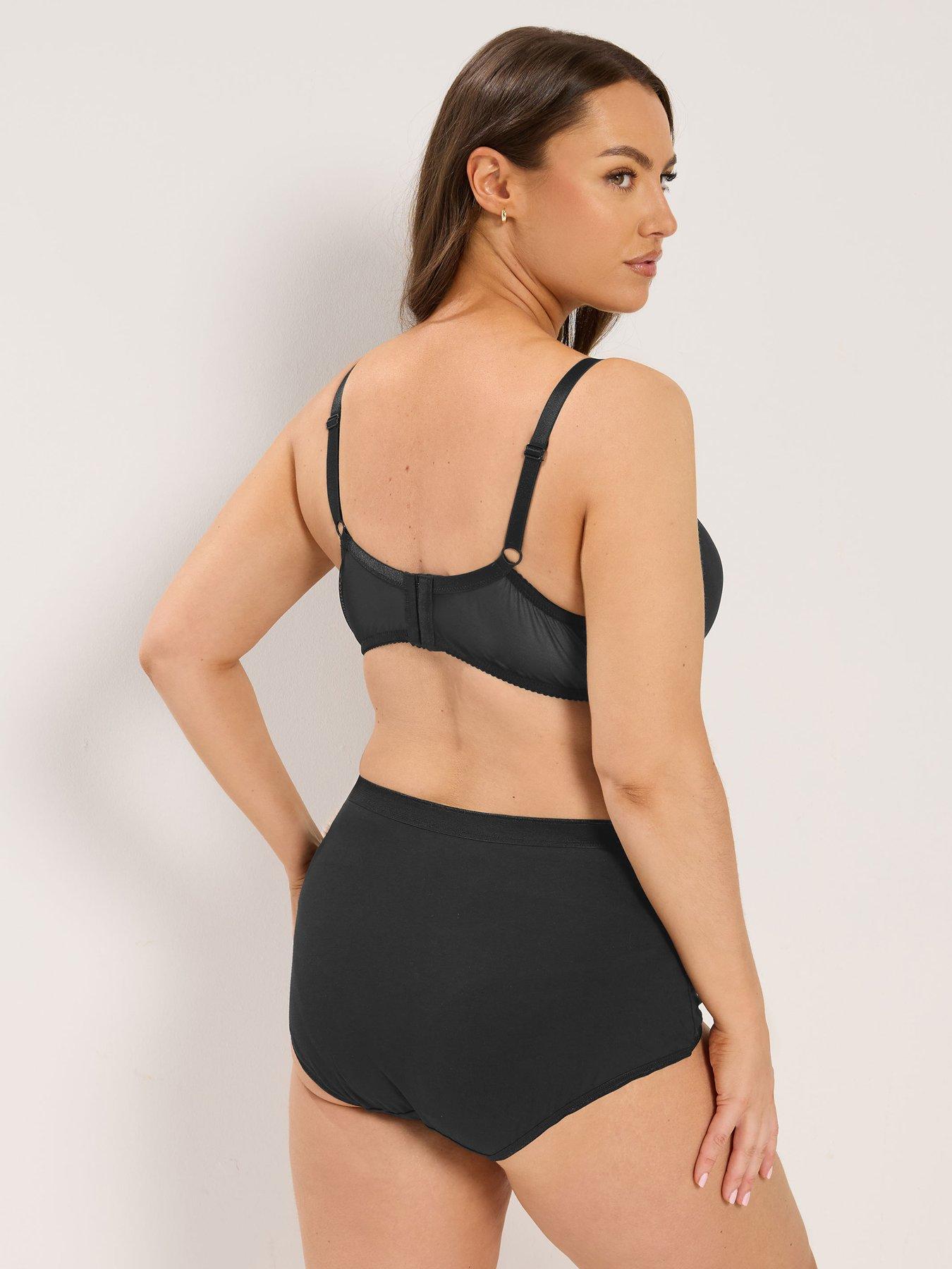 Image 2 of 4 of Yours Curve 2 Pack T-Shirt Bra - Black