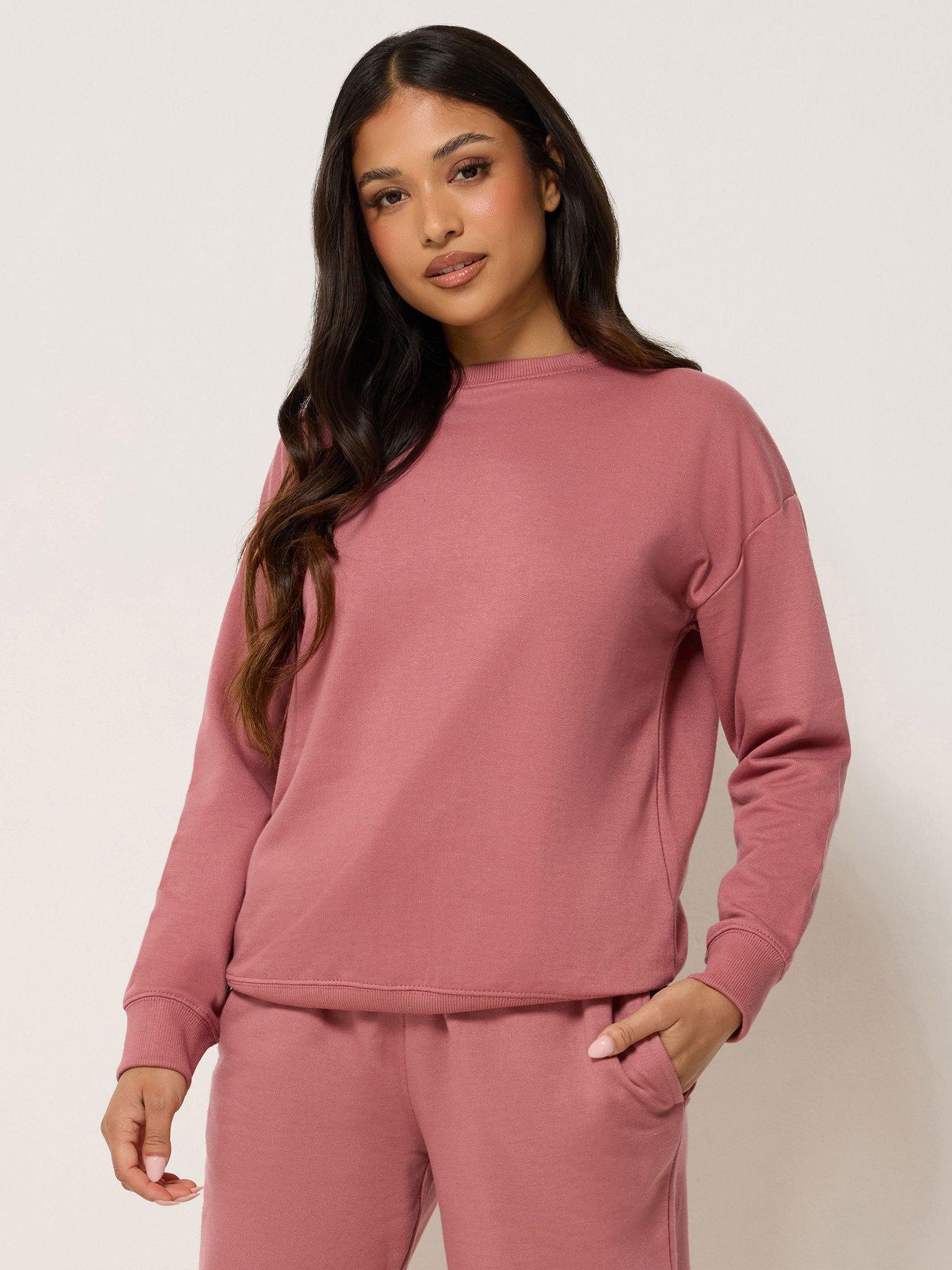 PixieGirl Petite Basic Sweatshirt - Pink