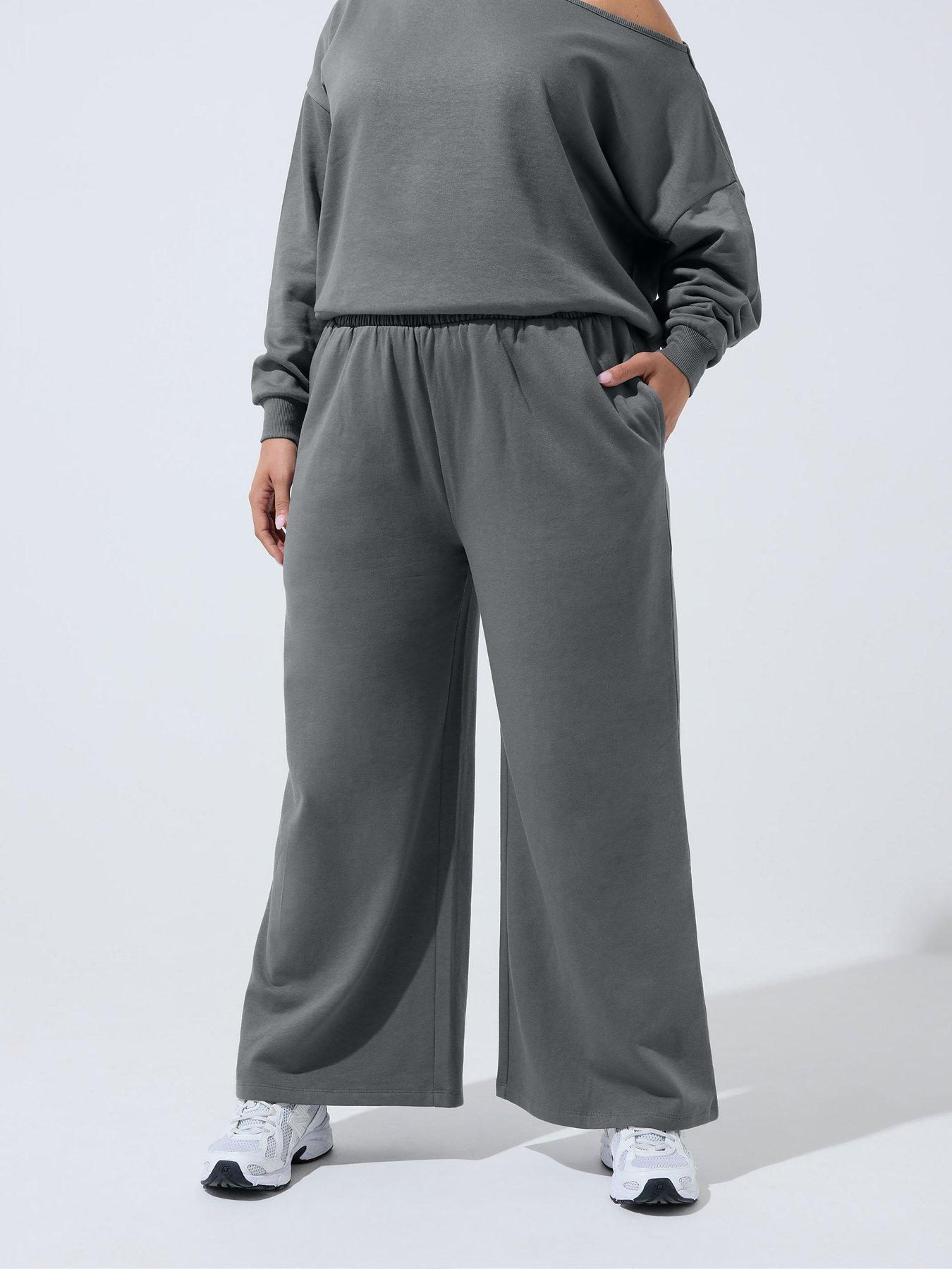 Image 1 of 4 of Yours Curve Grey Jogger