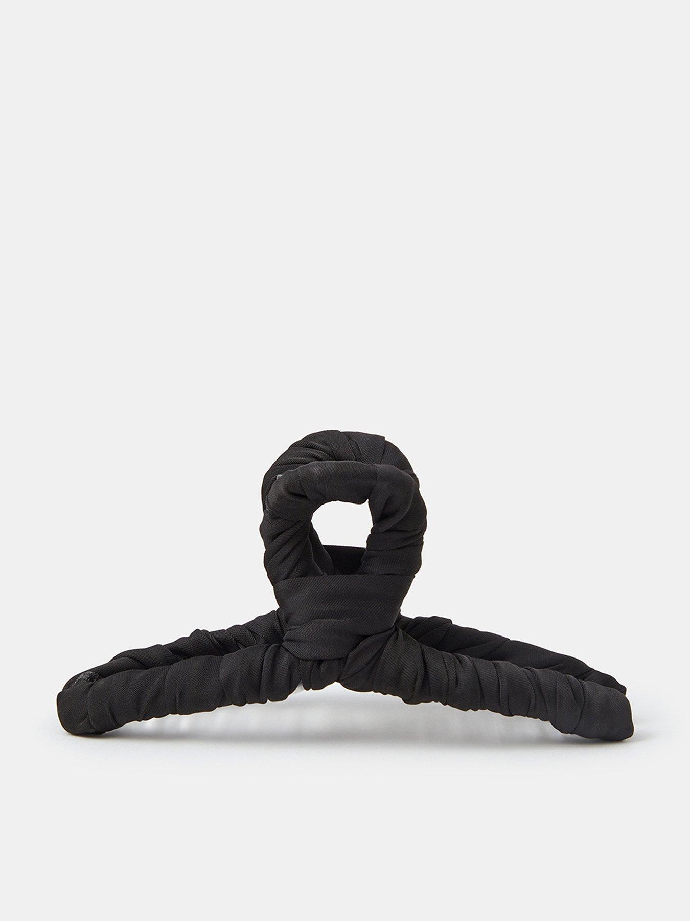 Accessorize Satin Twist Claw Hair Clip - Black