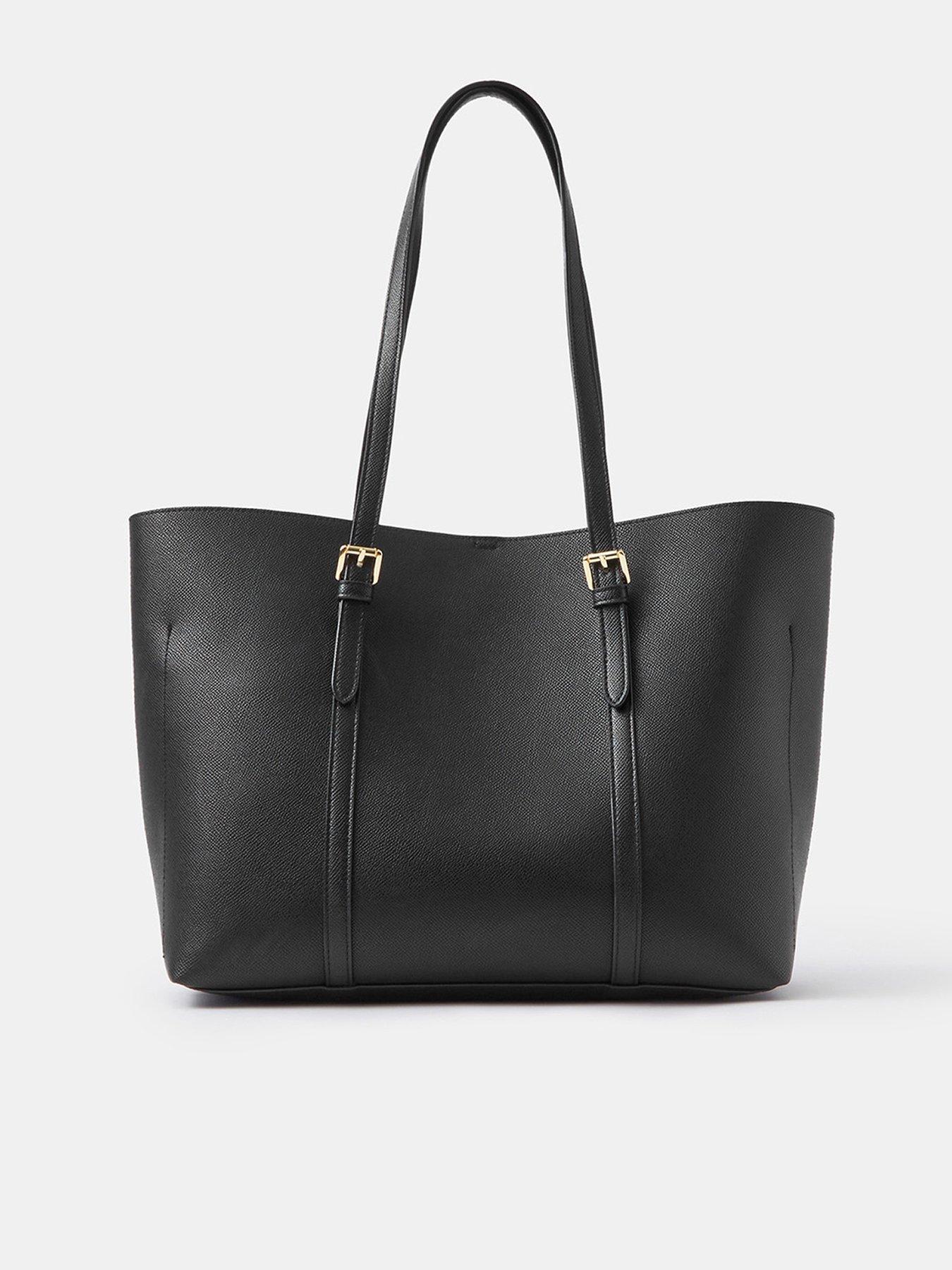 Image 1 of 6 of Accessorize Lexy Tote Bag - Black