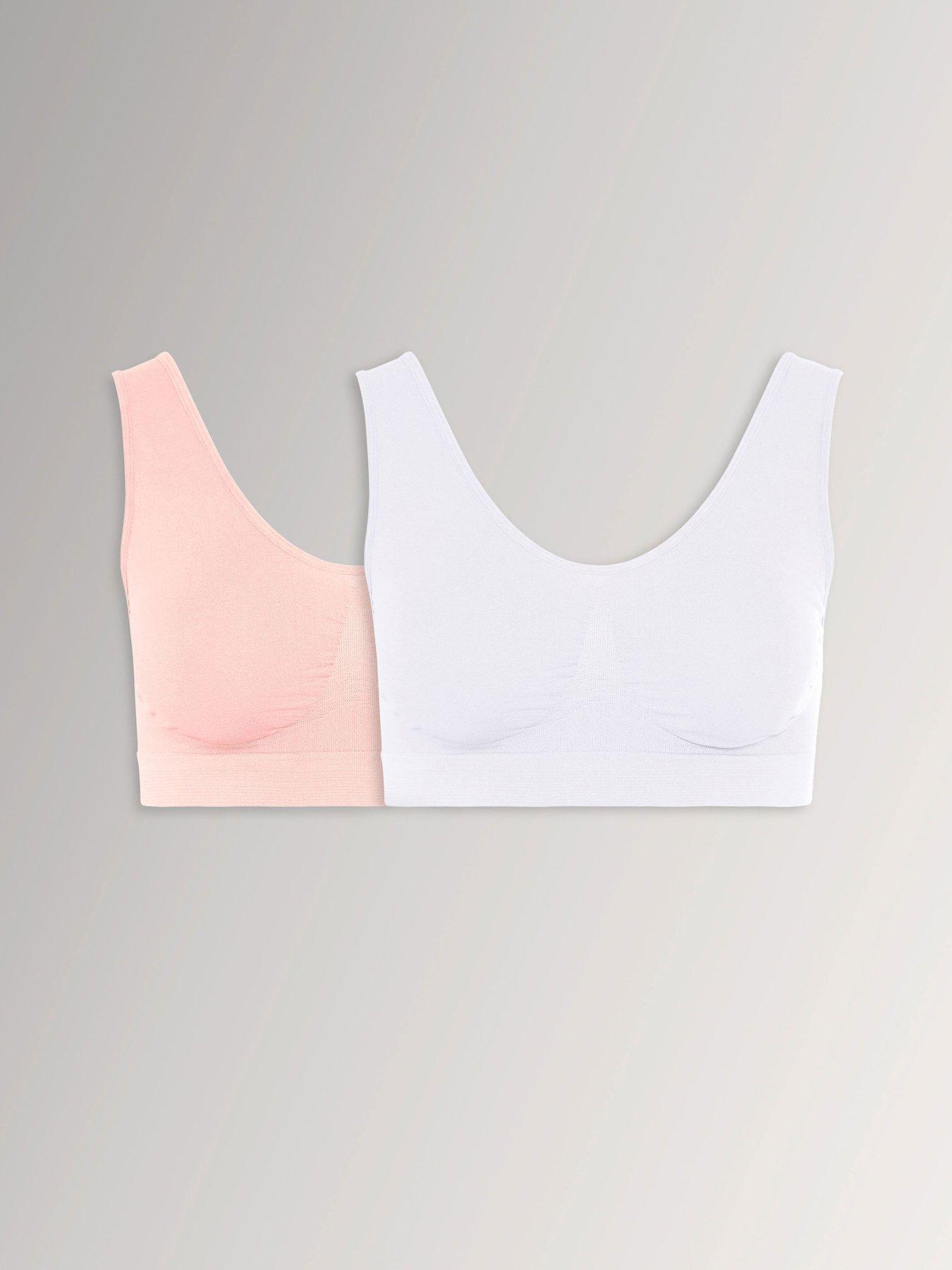 Yours Curve 2 Pack Seamless Padded Bralettes - Multi