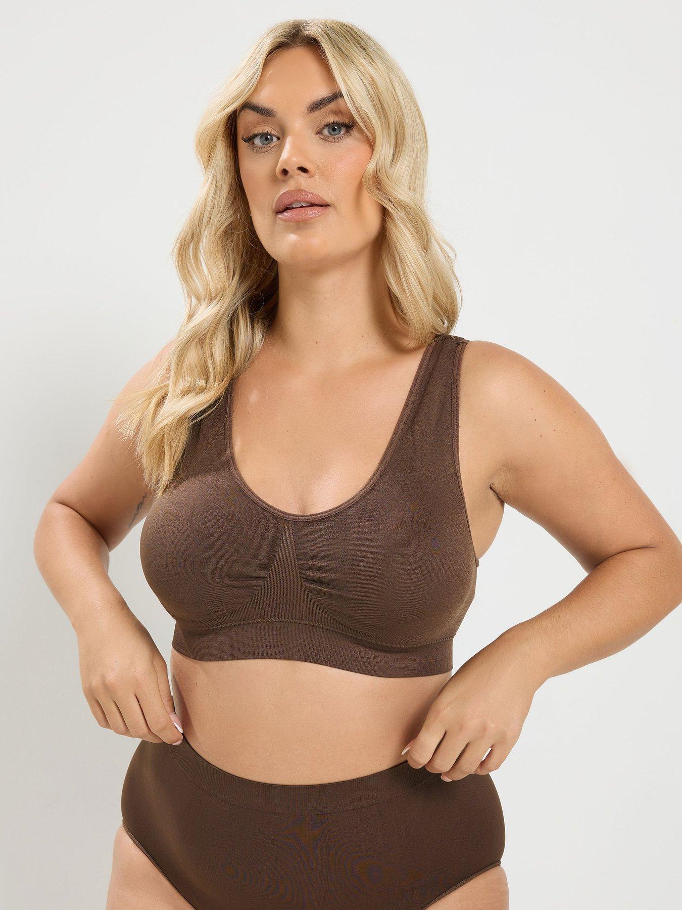 Image 3 of 4 of Yours Curve 2 Pack Padded Seamfree Bra