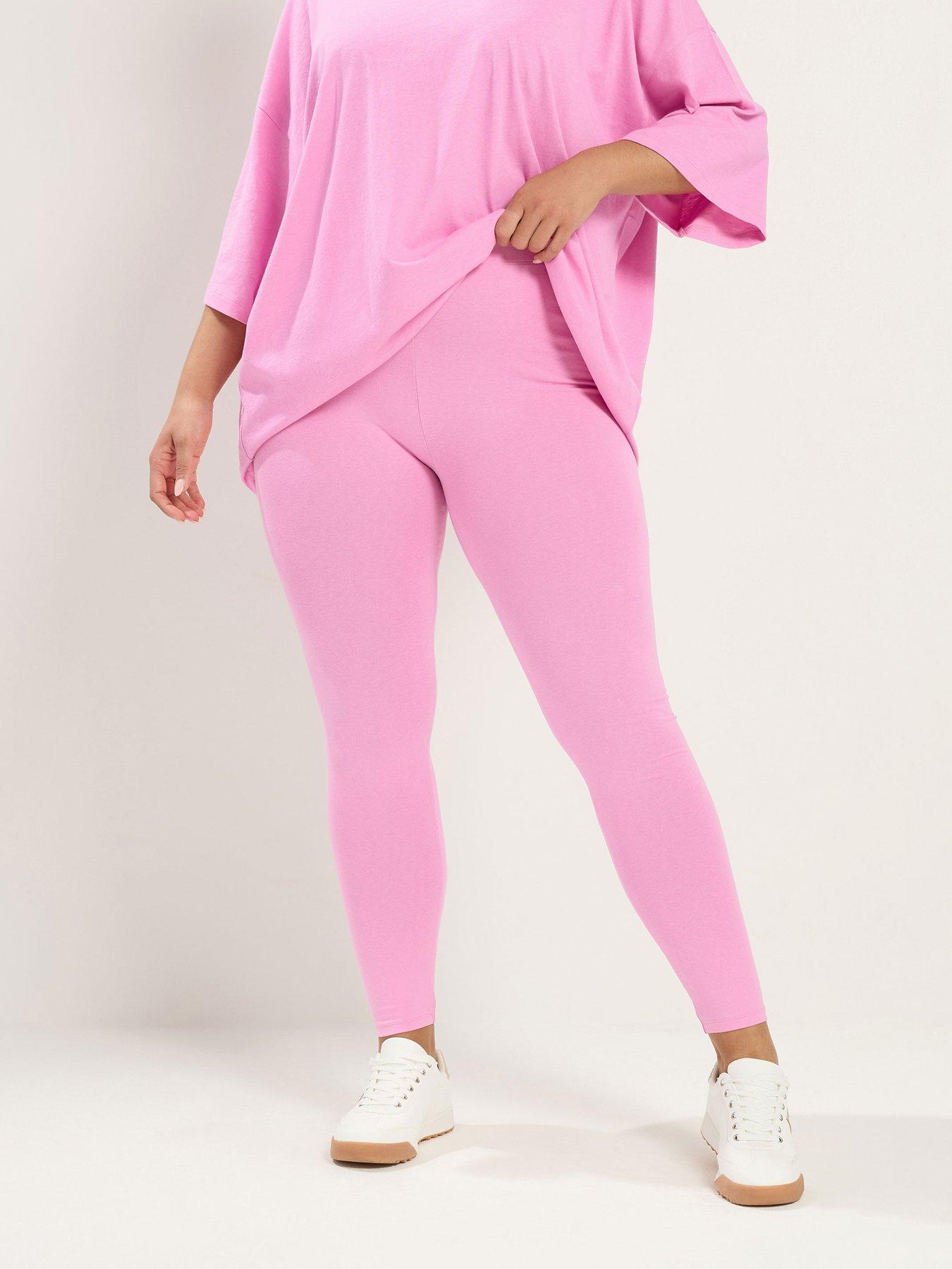 Yours Curve Co Ord Legging - Pink