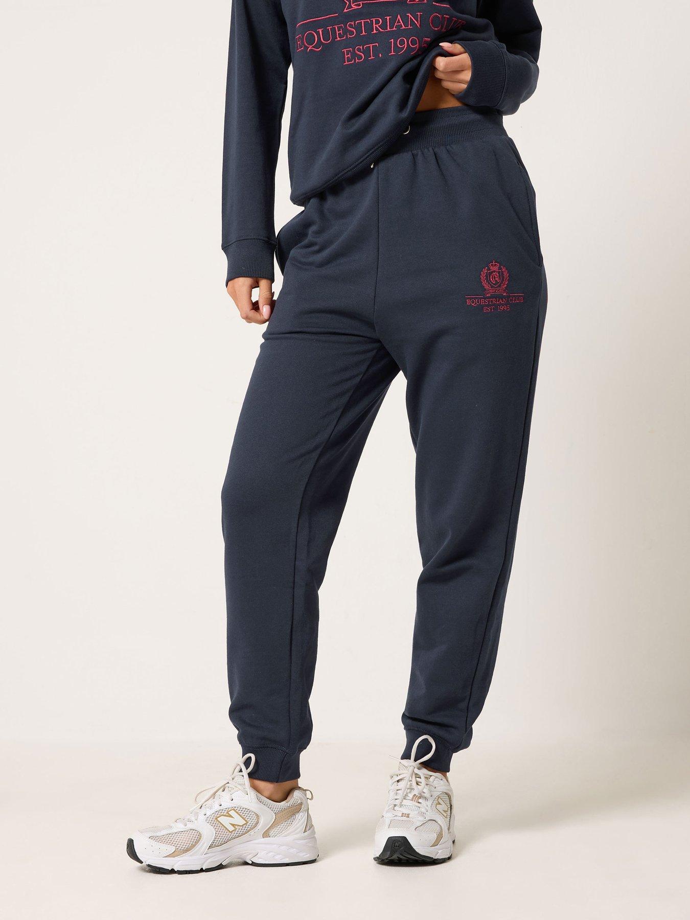 PixieGirl Petite Equestrian Jogger - Navy Blue