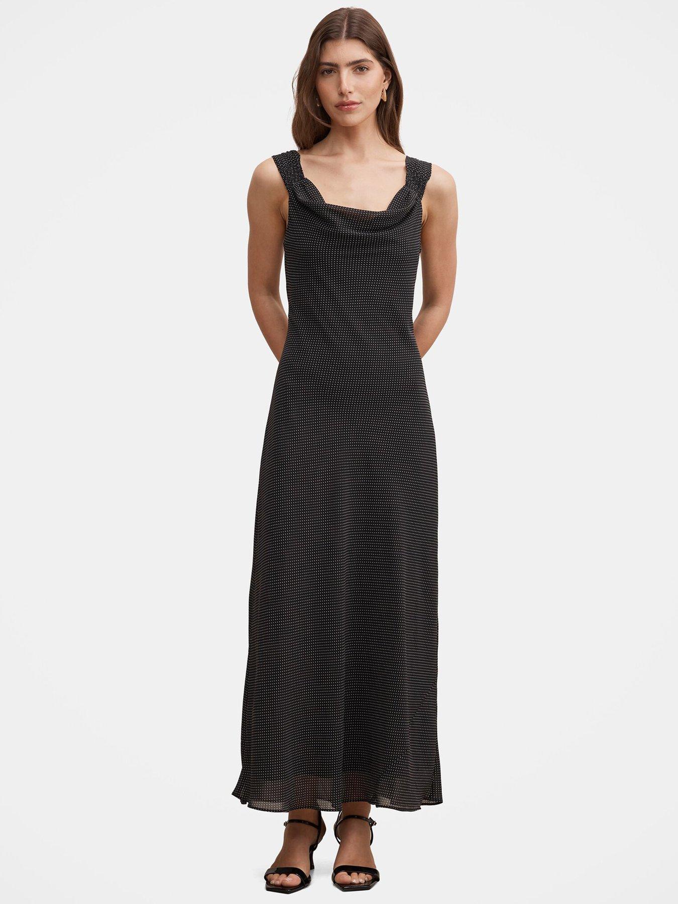 Image 1 of 5 of Forever New Elaria Shirred Strap Midi - Multi