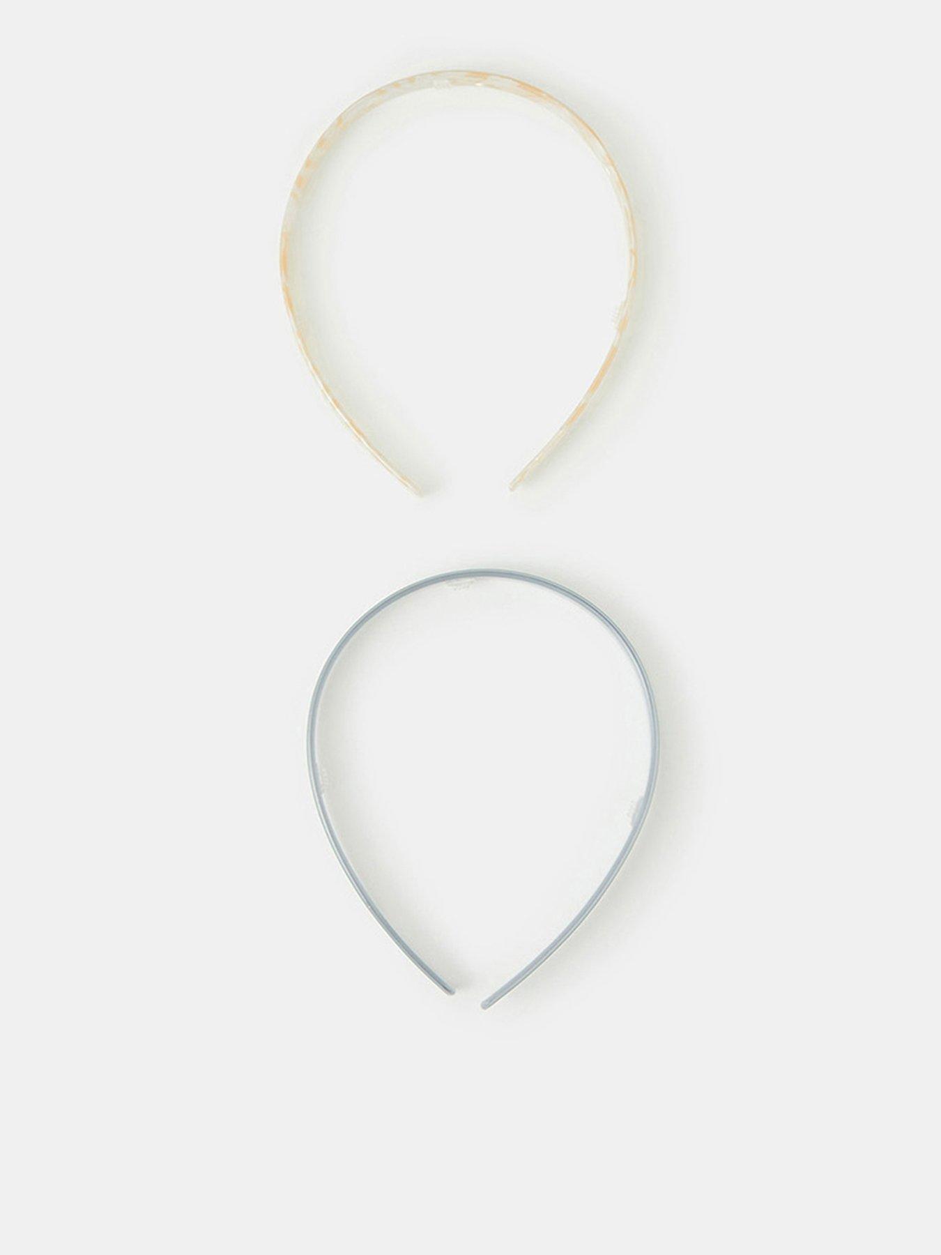 Accessorize Slim Marbled Headband Set 2 Pack - Multi