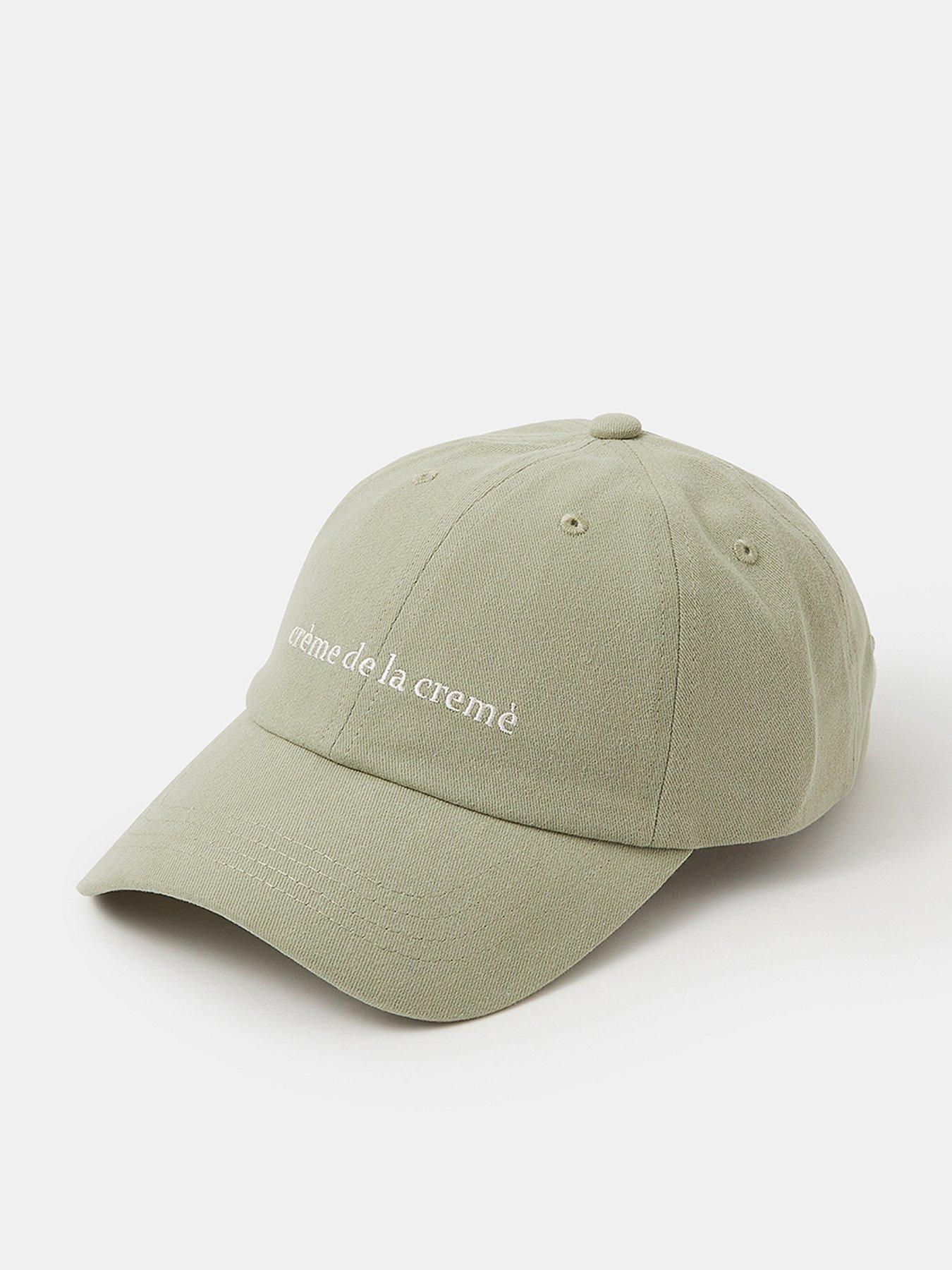 Accessorize Embroidered Slogan Baseball Cap - Green