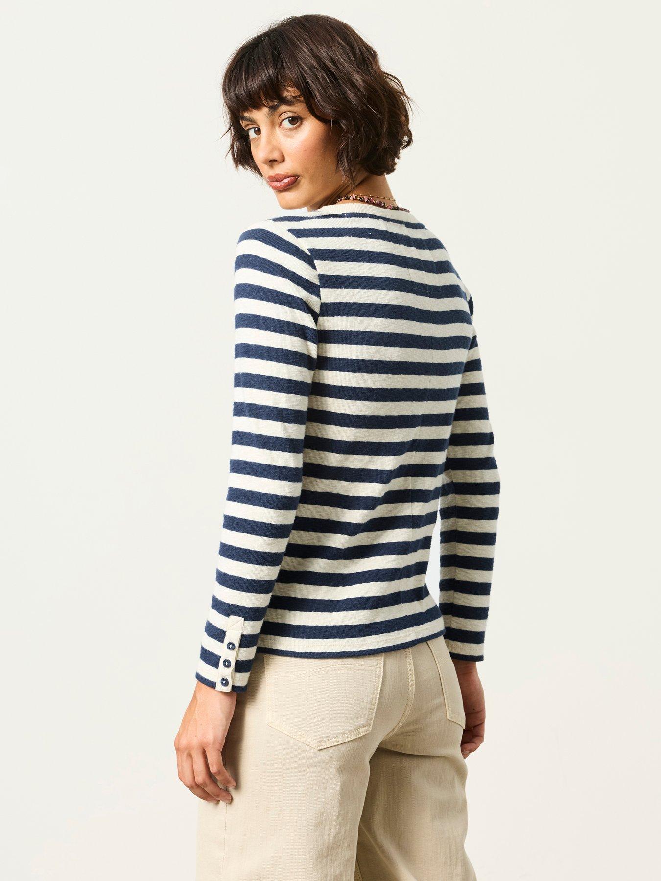 Image 2 of 6 of FatFace Callie Ls Stripe Top