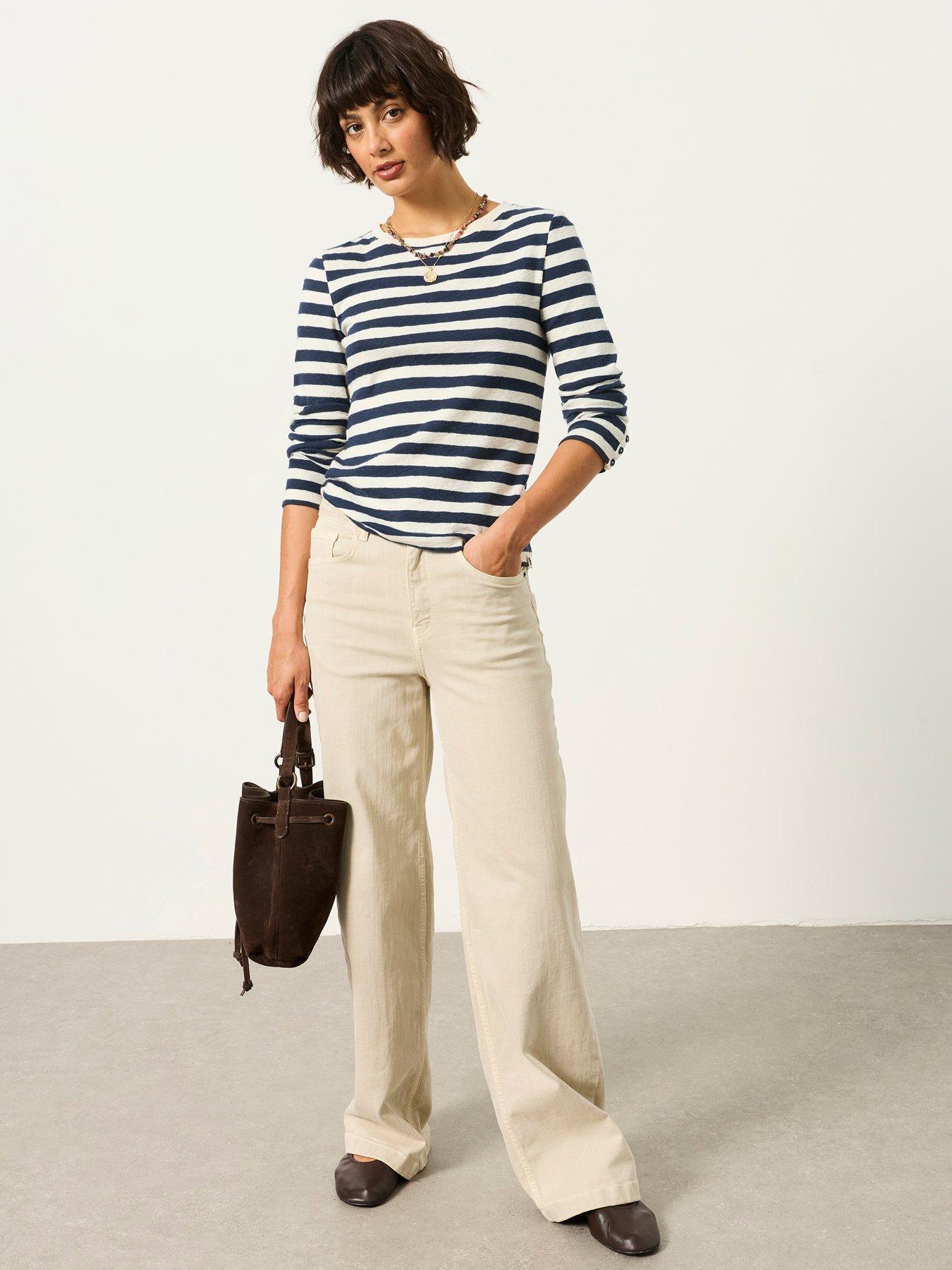 Image 3 of 6 of FatFace Callie Ls Stripe Top