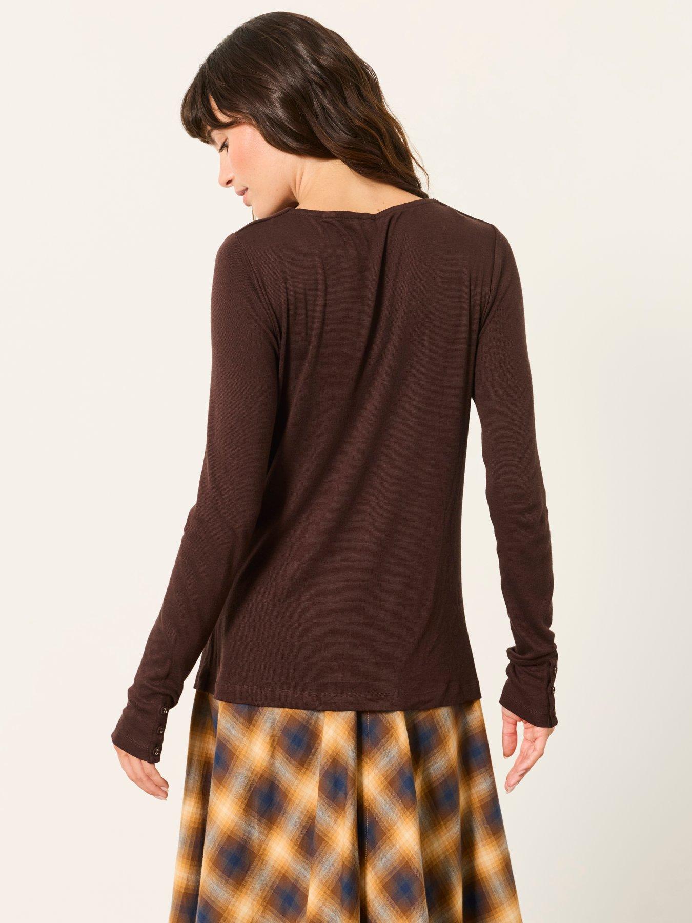 Image 2 of 6 of FatFace Lola Ls Cowl Top