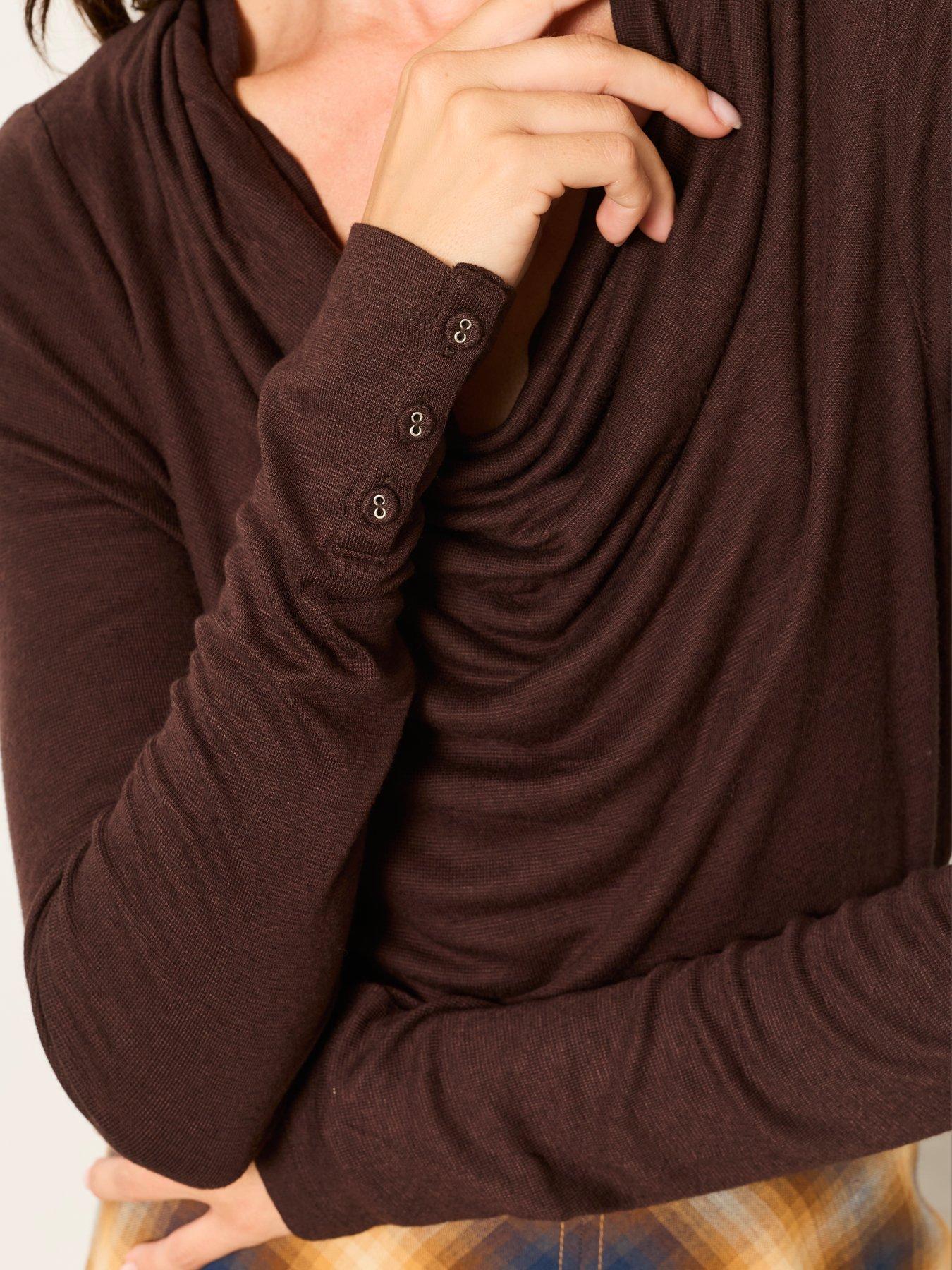 Image 5 of 6 of FatFace Lola Ls Cowl Top