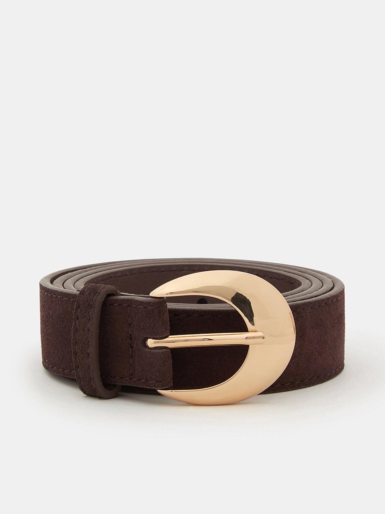 Accessorize Suede Belt - Brown