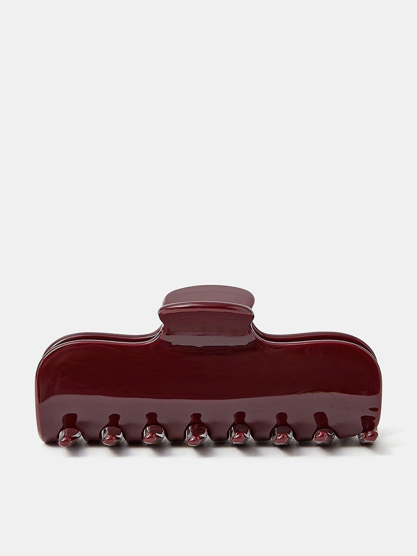 Accessorize Glossy Hair Claw Clip - Red