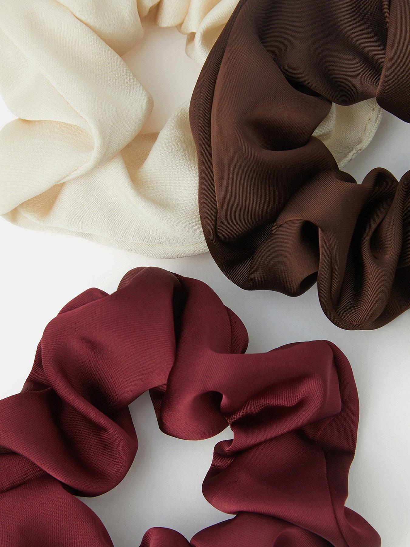 Image 2 of 2 of Accessorize Modern Scrunchie Set 3 Pack - Multi