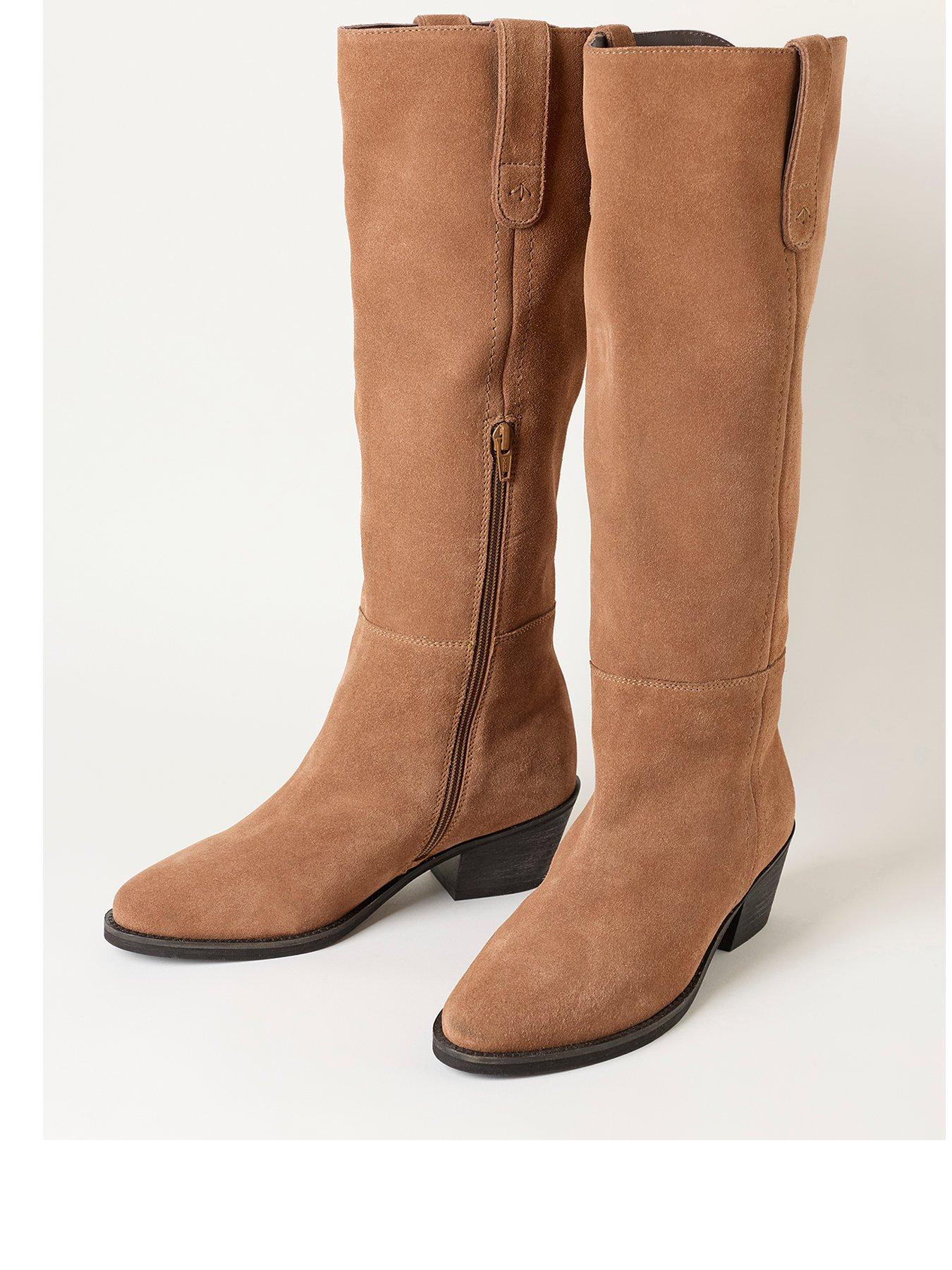 Image 2 of 4 of FatFace Knee High Suede Boot
