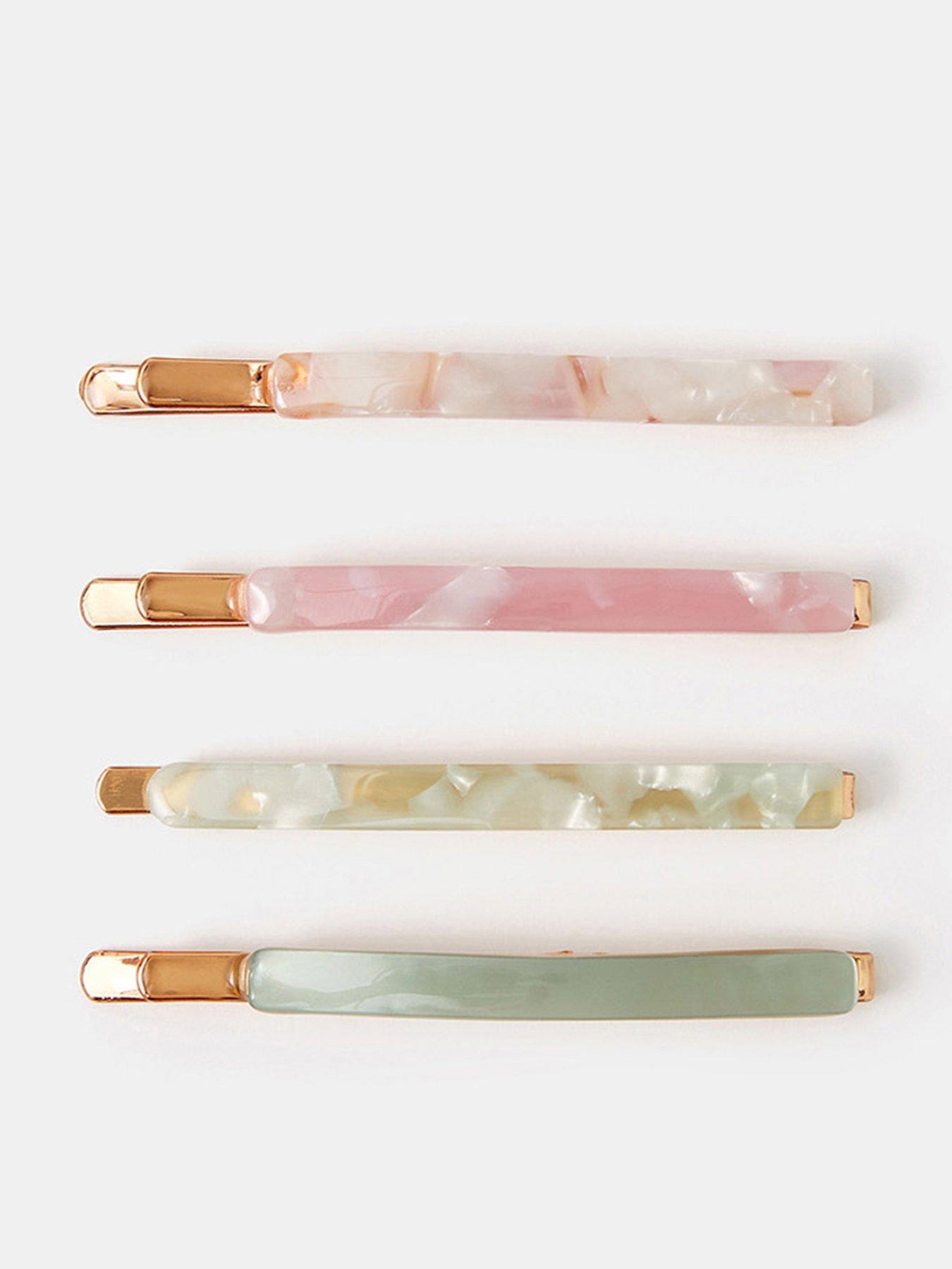Accessorize Resin Hair Slide Set 4 Pack - Multi