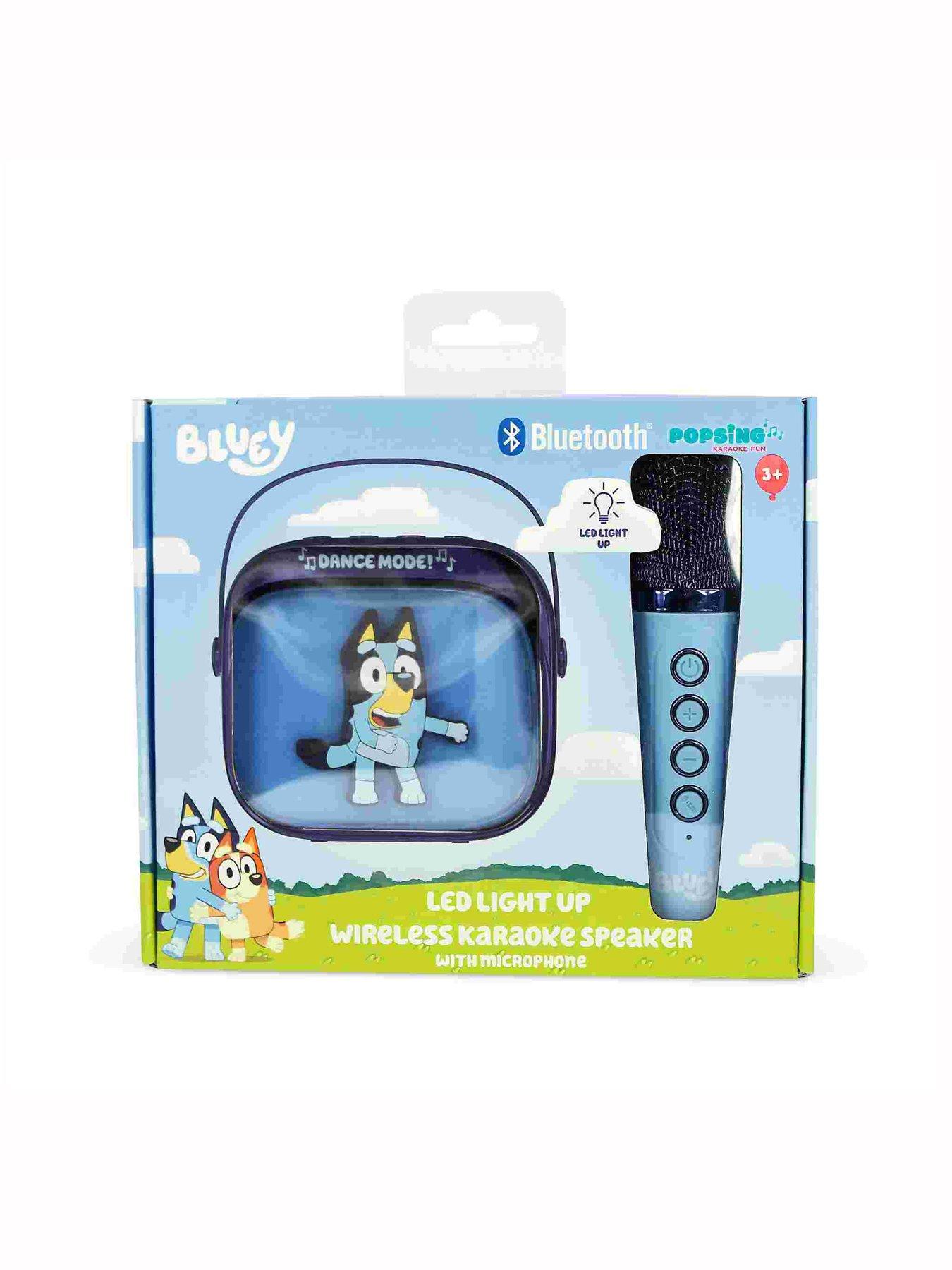 Image 5 of 7 of Bluey Bluey Popsing Led Light-Up Wireless Karaoke Speaker &amp; Microphone
