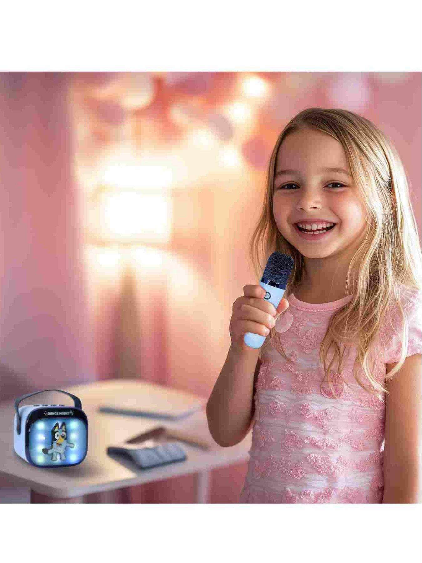 Image 7 of 7 of Bluey Bluey Popsing Led Light-Up Wireless Karaoke Speaker &amp; Microphone